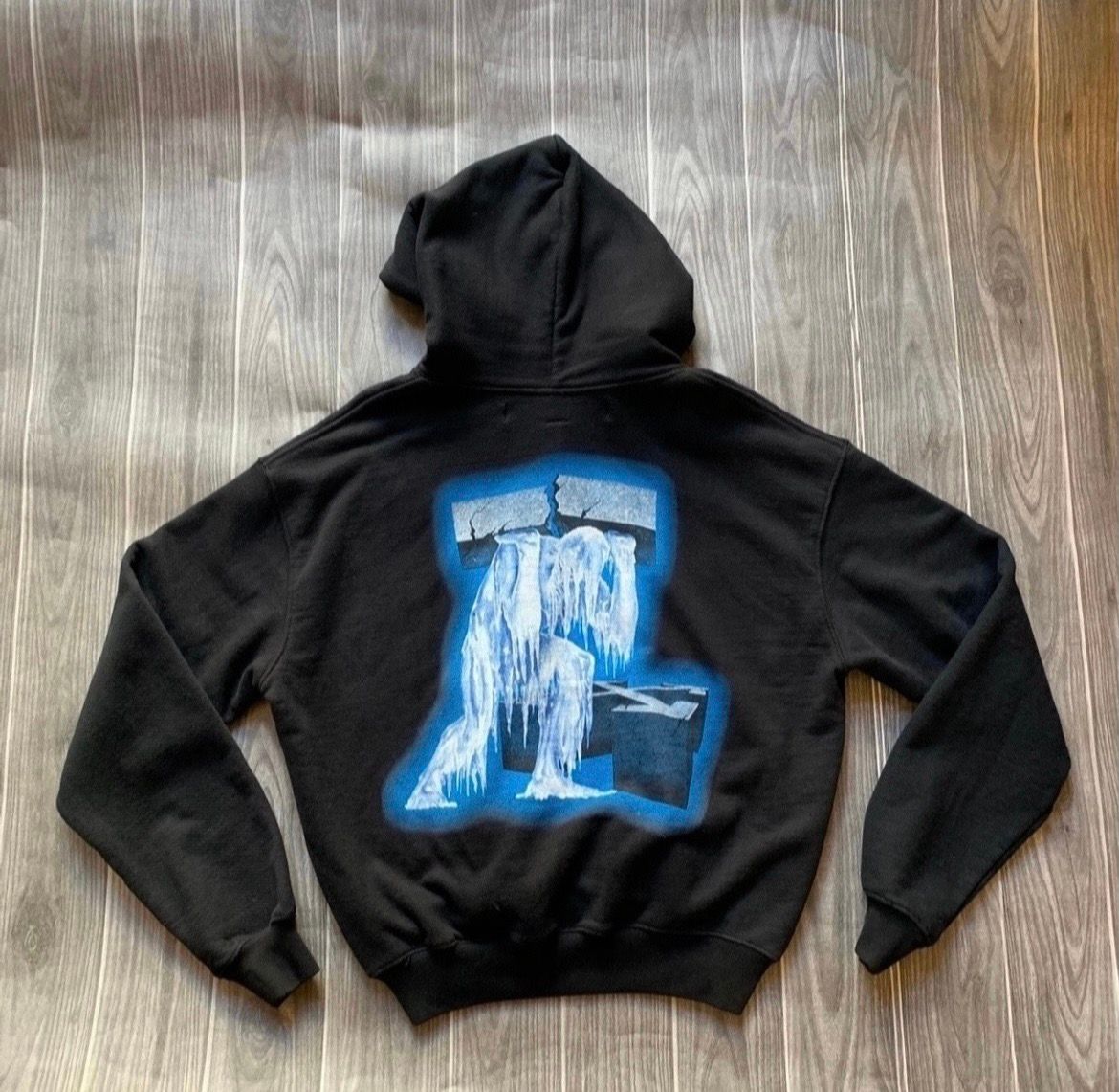 Ice man graphic print hoodie - 1