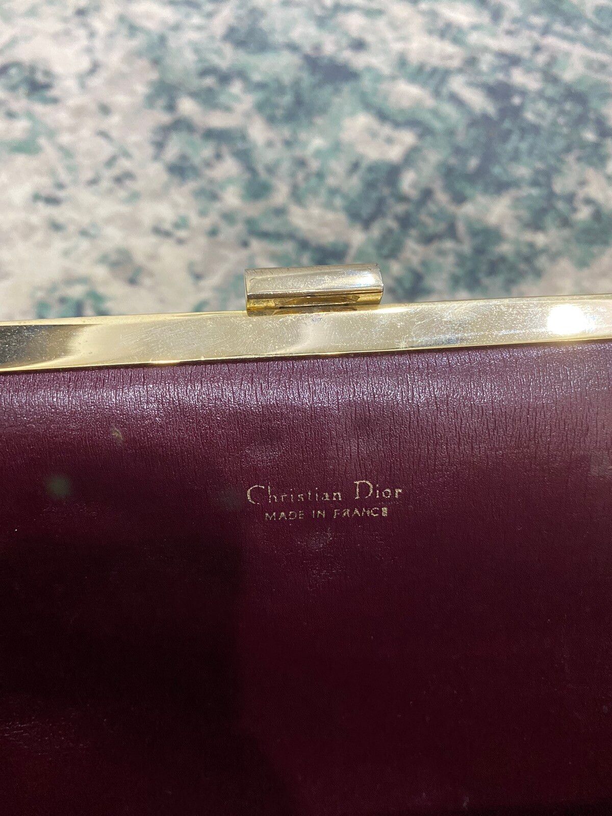 Vintage Christian Dior Red Monogram Clutch Bag - 13
