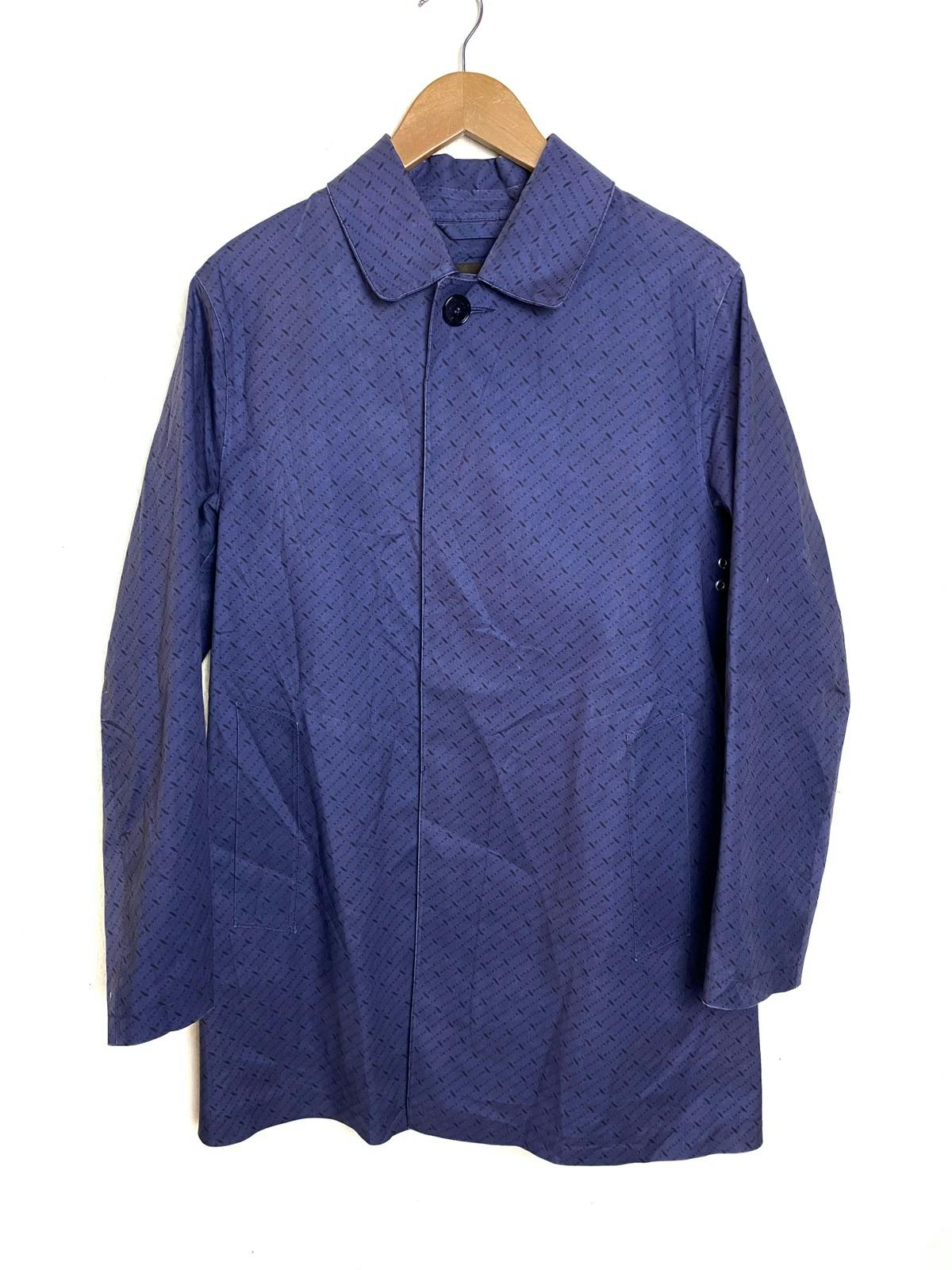 Mackintosh Logo Monogram Raincoat Cotton Rubber Waterproof - 1
