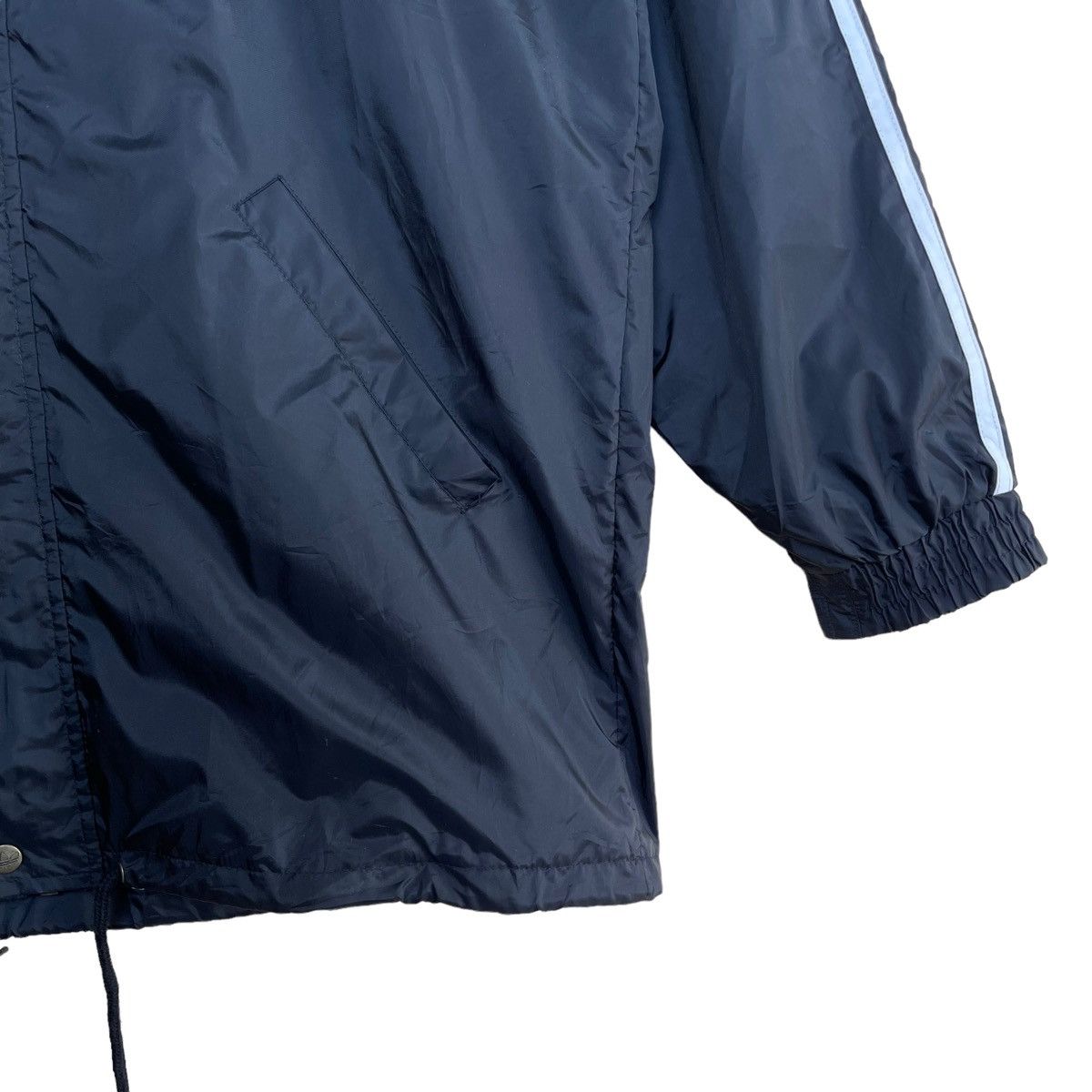 Adidas coach long coat small logo jacket - 6