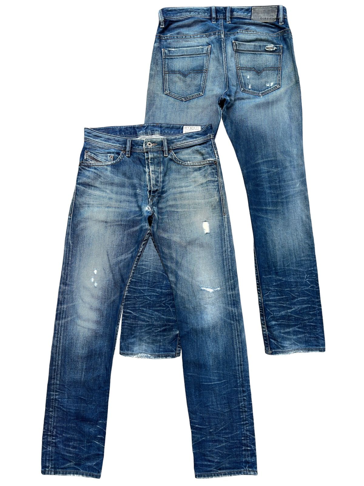 Vintage Diesel Industry Distressed Denim Jeans 32x31 - 1