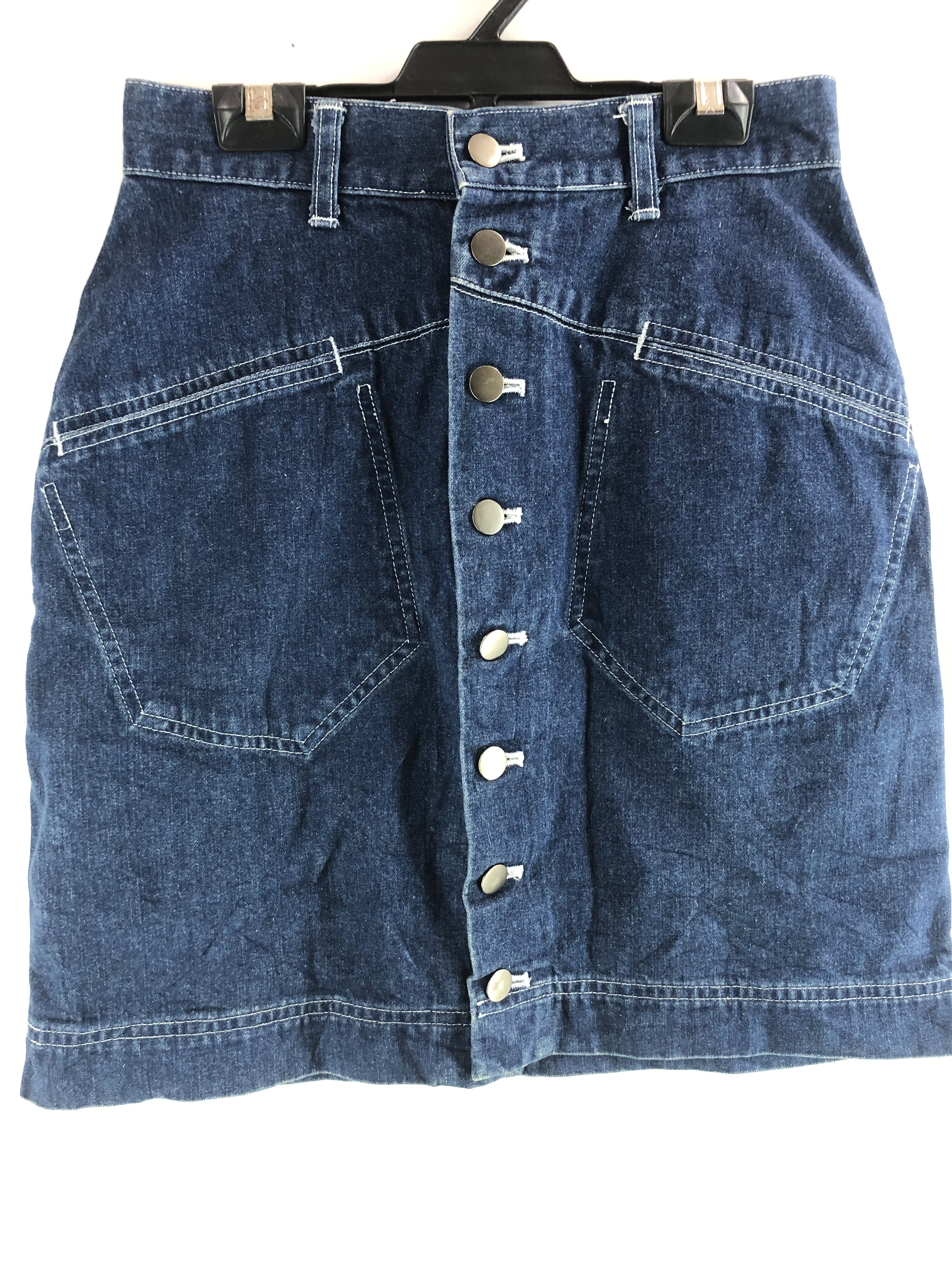 Issey Miyake - Hai Sporting Gear by Issey Miyake Denim Skirt - 4