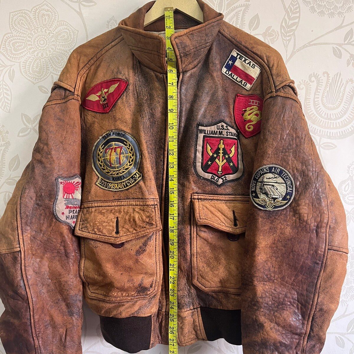 Vintage Avirex Type G-1W Flyers Leather Jacket Pearl Harbour - 2