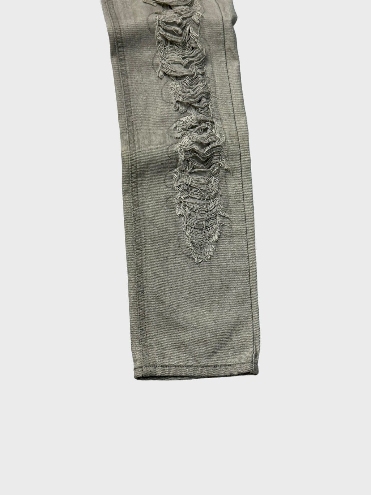 Vintage - Jill Stuart Distressed Helmut Lang Inspired Low Rise Jean - 6