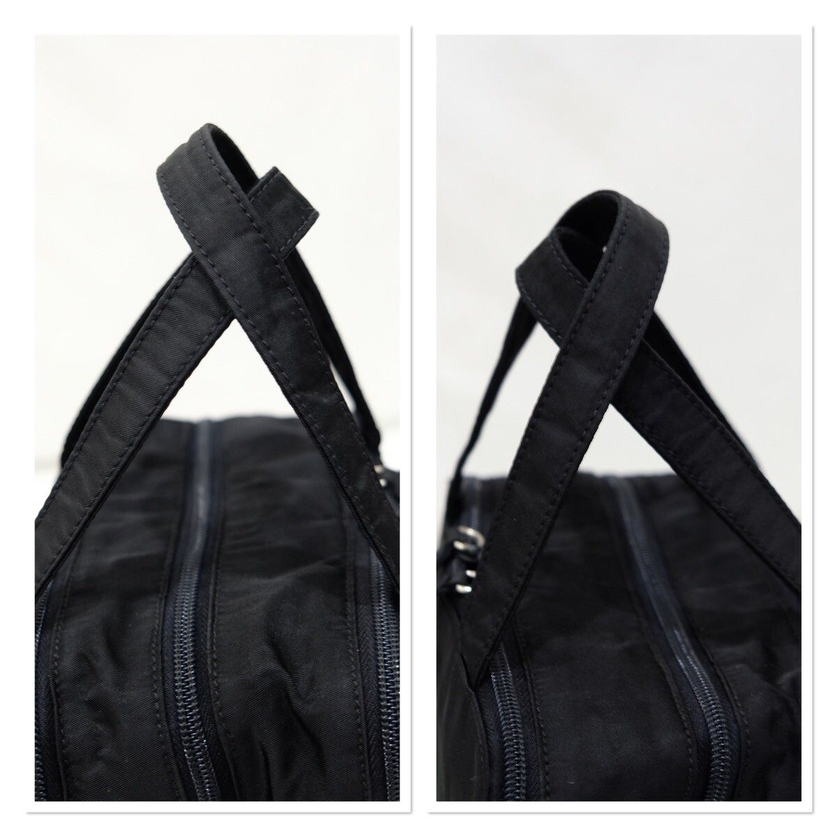 vintage Prada cosmetic/travel bag Black nylon - 6
