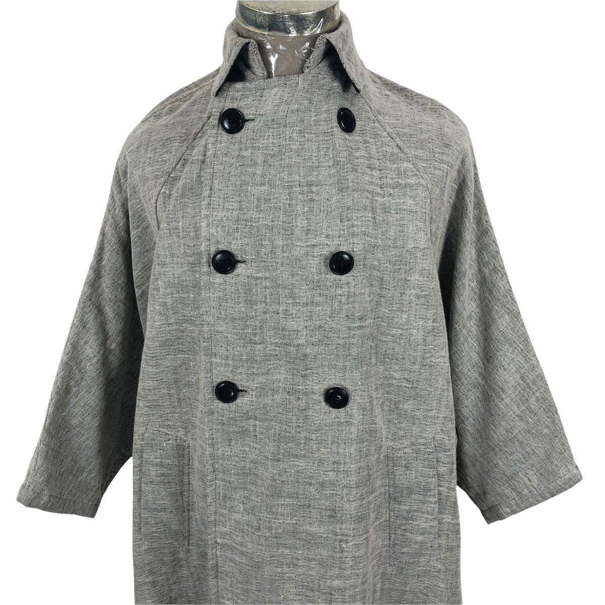 Vintage Y’s Yohji Yamamoto 2010 AW Wool Double Breasted Coat - 5