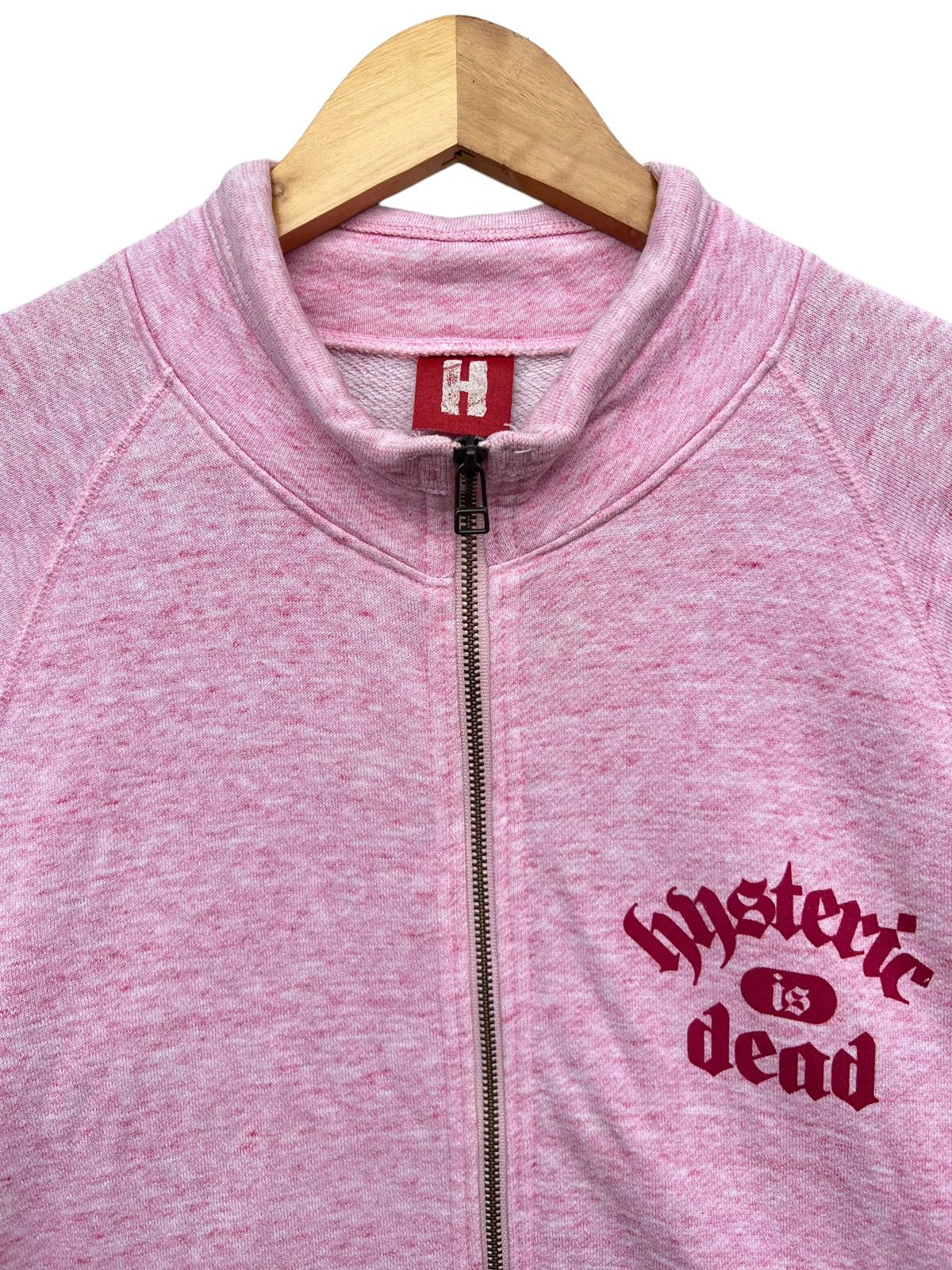 Vintage - Crazy🔥 Hysteric Glamour Zip Up Hoodie Old English Spellout - 7