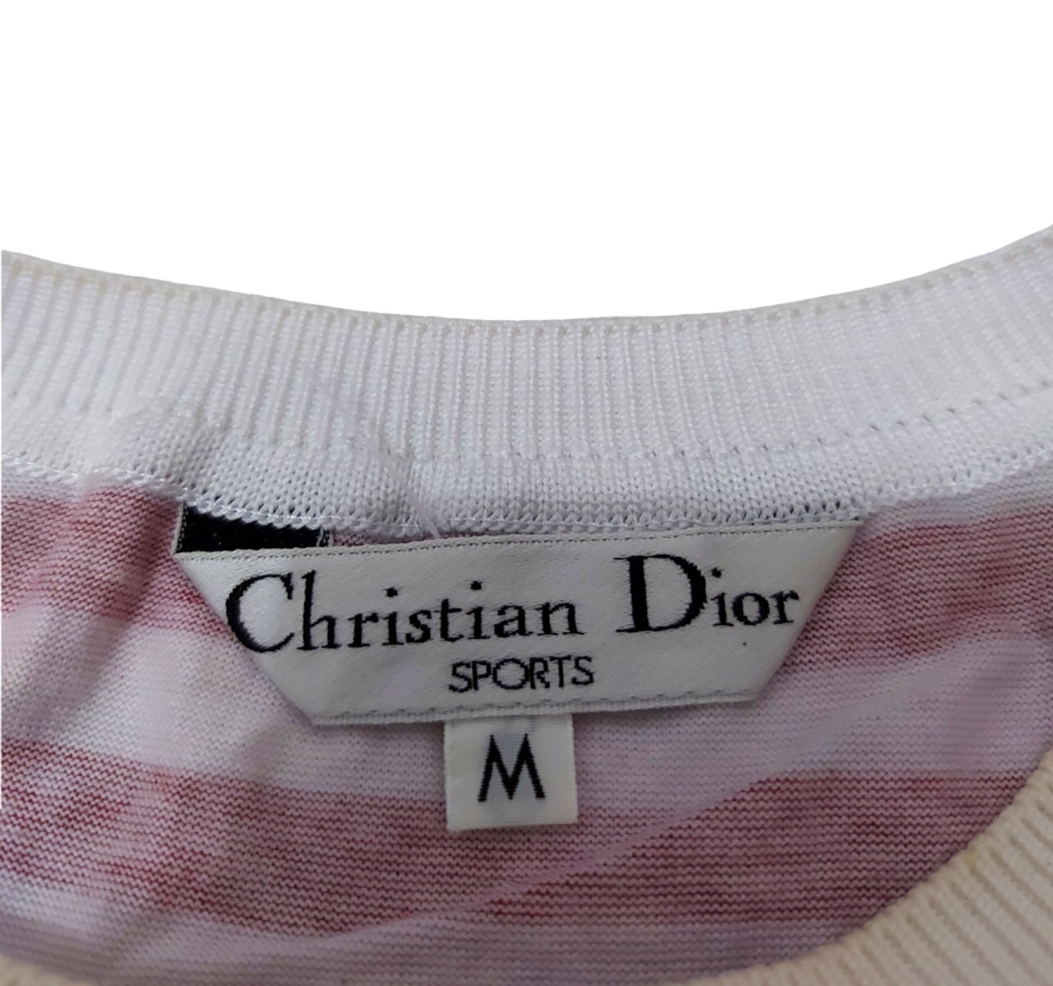Christian Dior Monsieur - RARE! VTG CHRISTIAN DIOR SPORTS EMBROIDERED LOGO STRIPED - 8