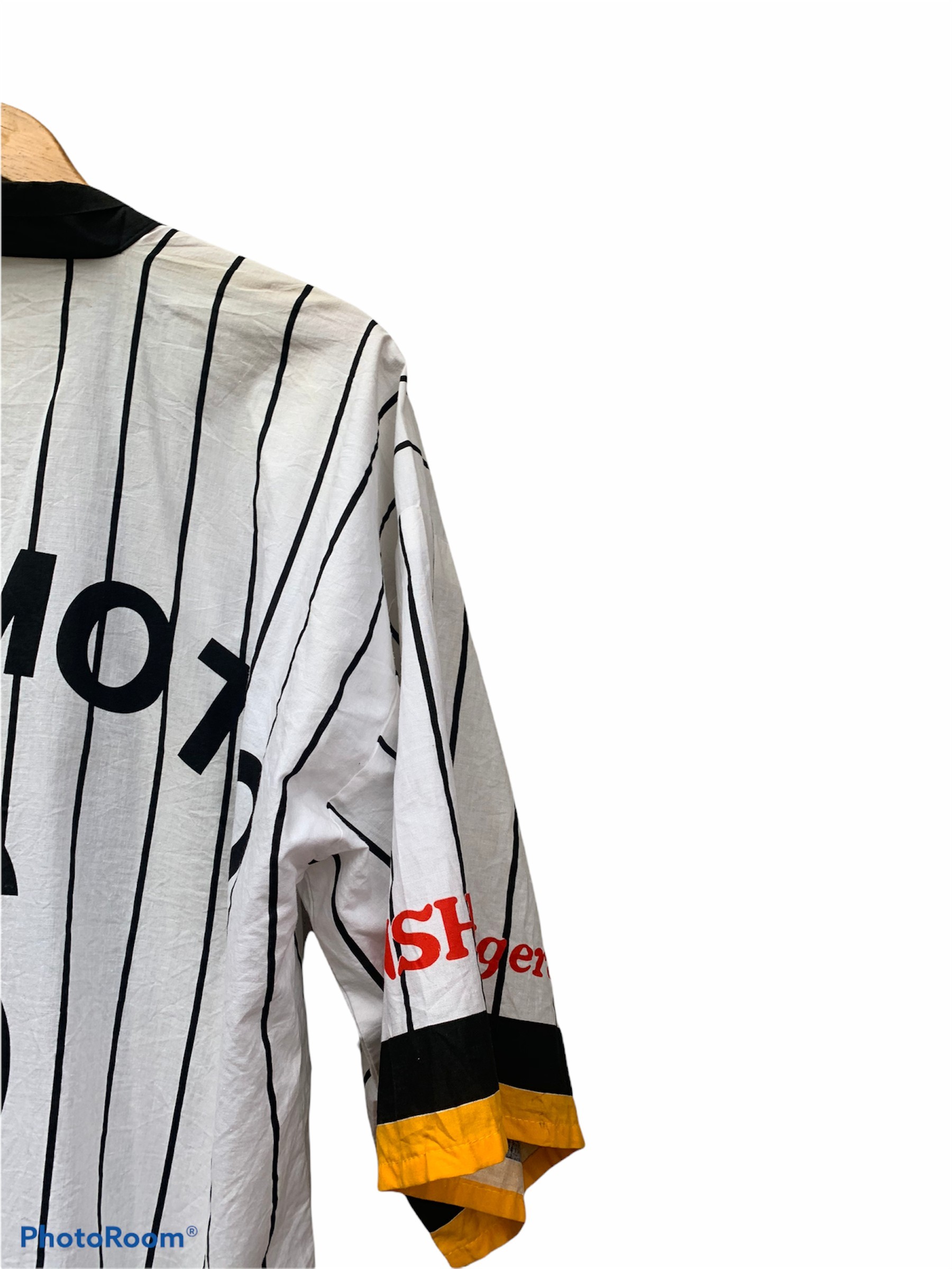 Sportswear - Vintage Hanshin Tigers Kanemoto 6 Japan Baseball Team Hanten - 2