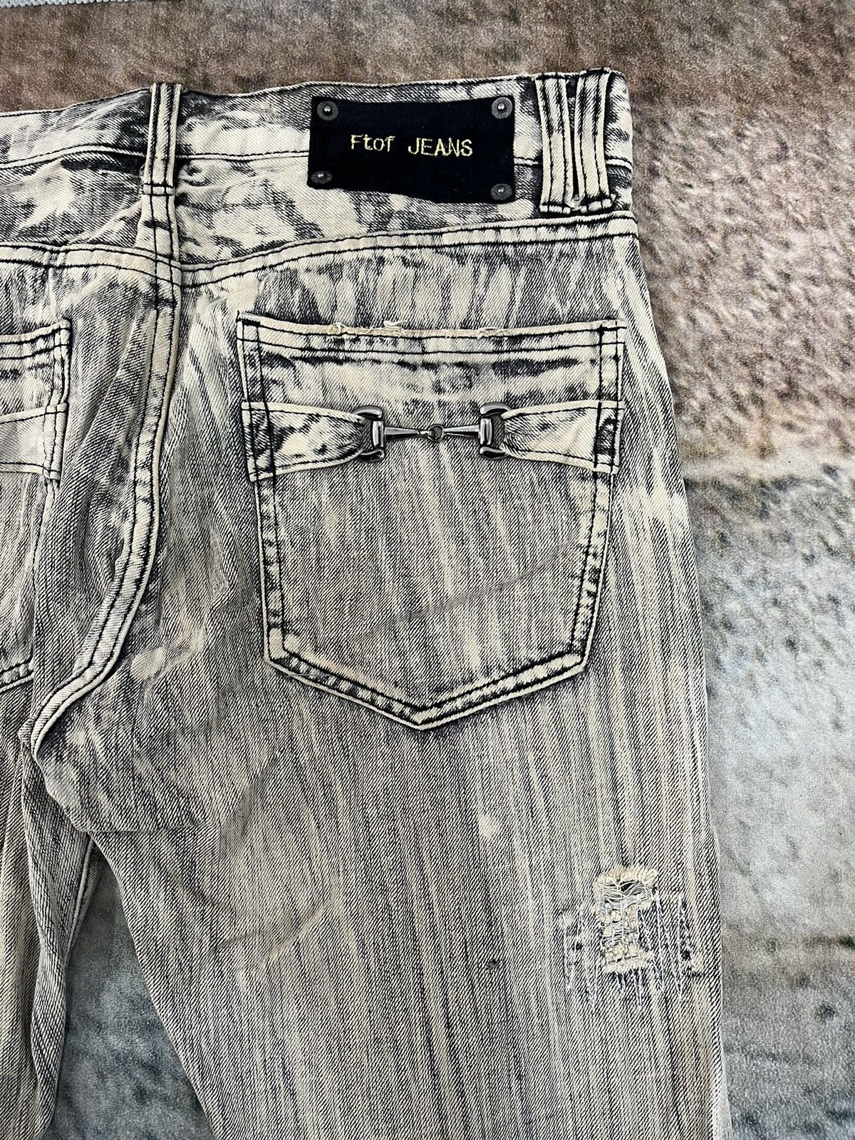 💥Vintage Distressed FTot Denim - 6