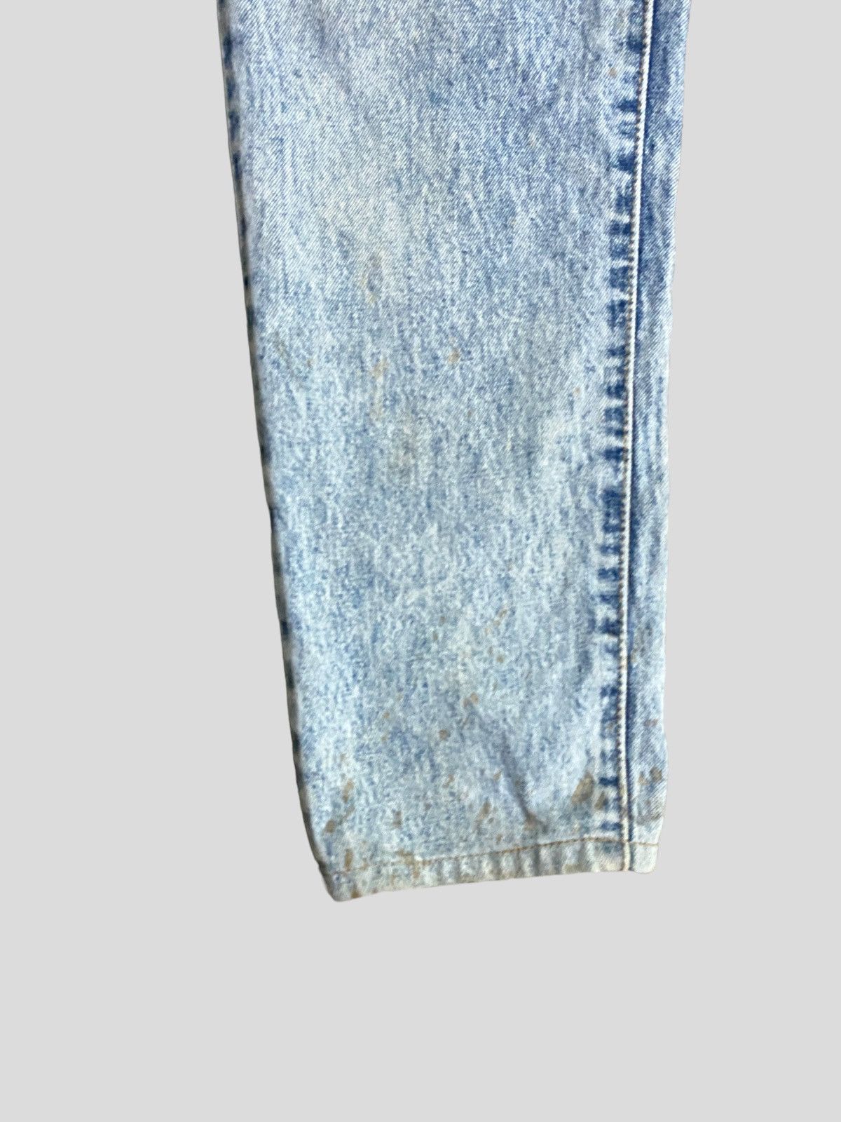 VINTAGE SKINNY EDWIN ACID WASH RUSTY JEANS - 7