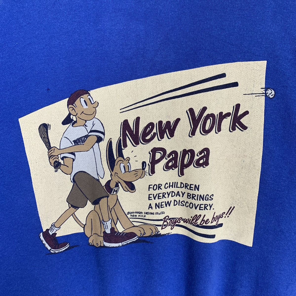 Vintage New York Papa Joymark Design Sweatshirt Crewneck - 3