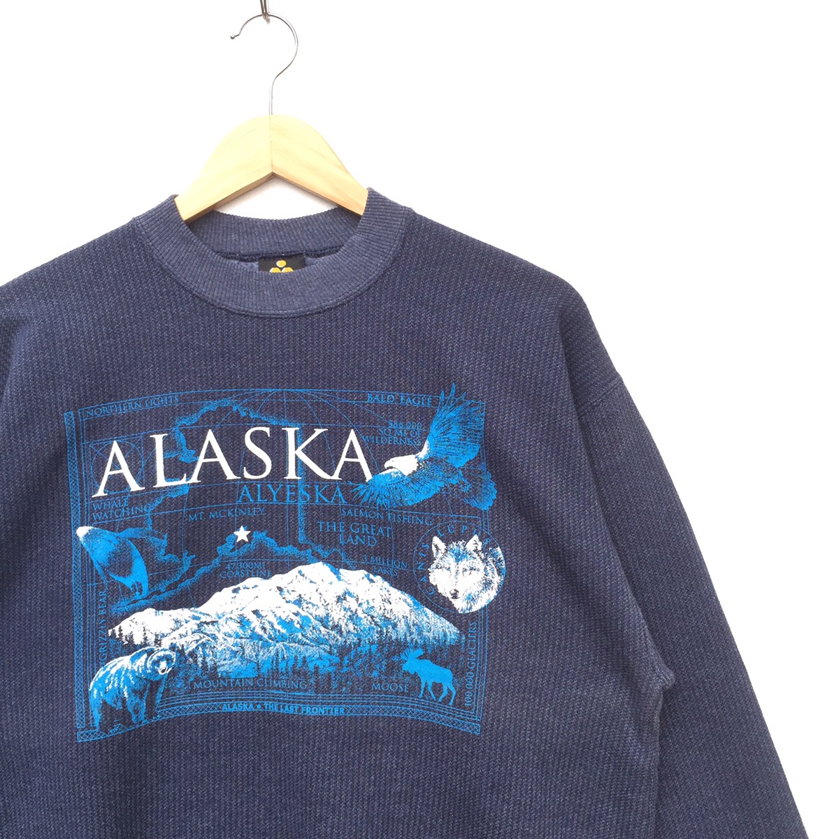 Vintage - Vintage 90s Alaska Alyeska Big Logo Sweatshirt | M | Swag - 2