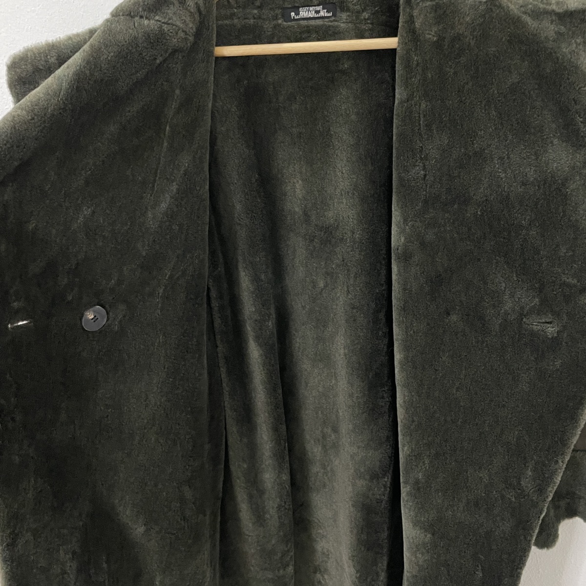 Issey Miyake A/W1998 Heavy Fur Reversible Coat For Sale at 1stDibs