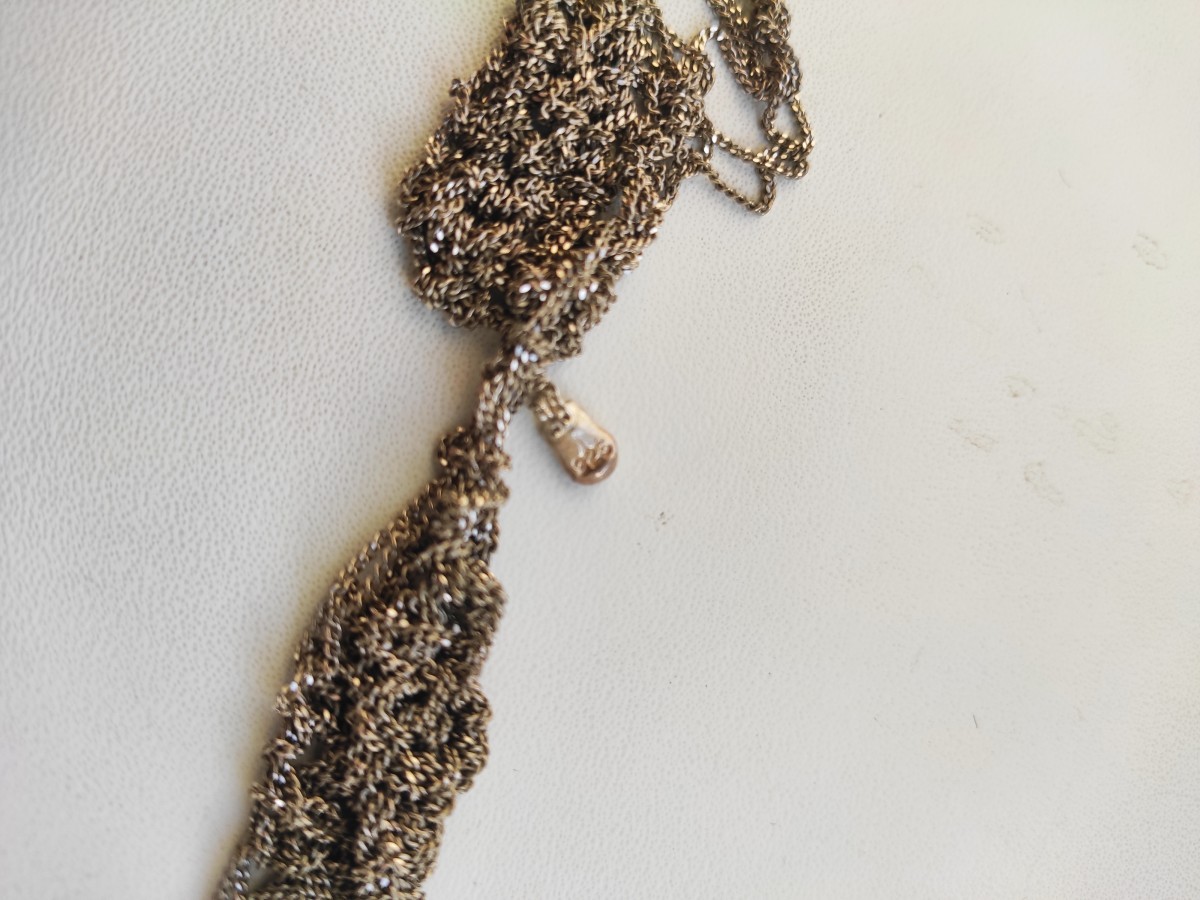 Jewelry - Arielle de Pinto Spaced Bead & Knot Necklace Sea Palladium - 4