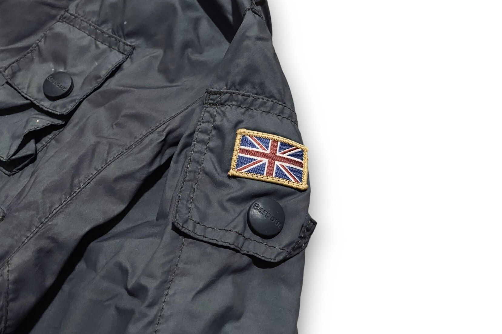 Barbour Jacket Cowan Commando Military Dark Green RRP £225 - 3