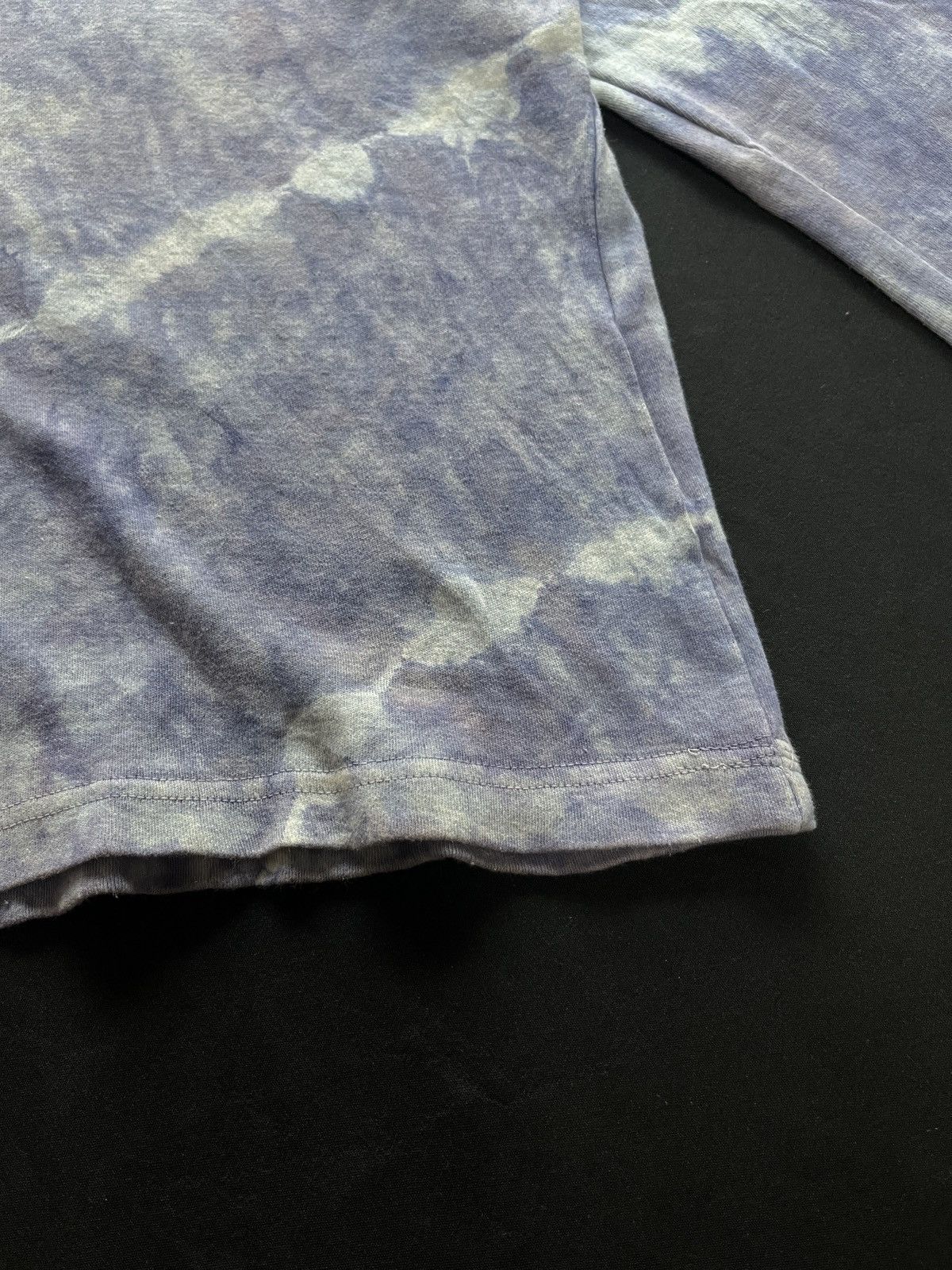 Japanese Brand - Vintage Vtg 90s Nepal Tie Dye Long Sleeves Purple Shirts M - 5