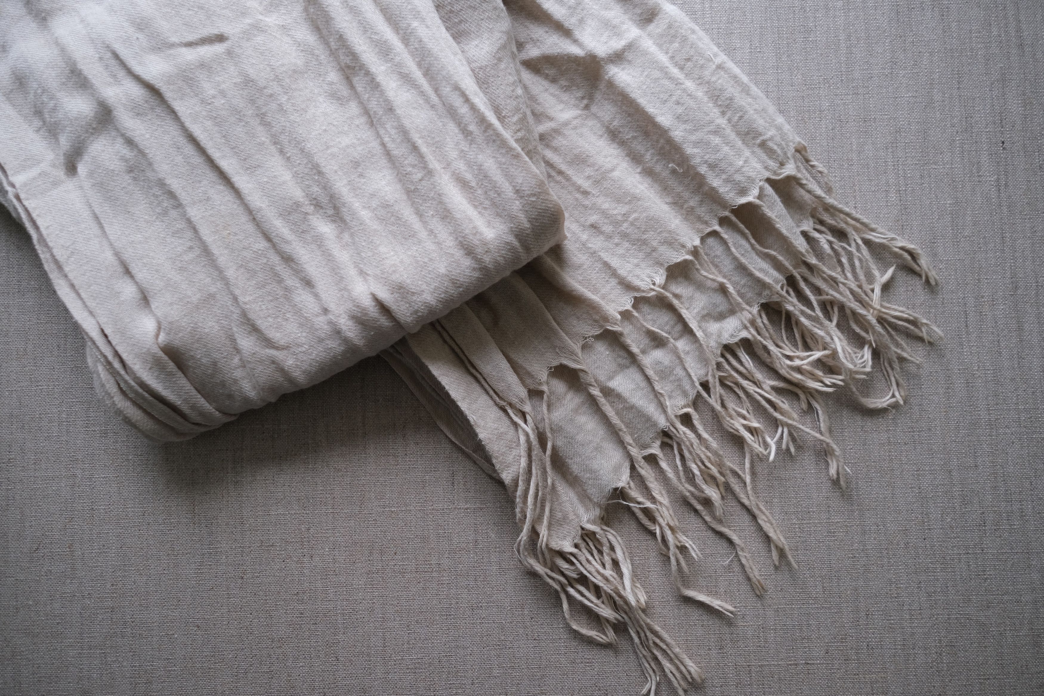 🎐 YYPH [SS95-SS00] Cotton-Cashmere Scarf - 8