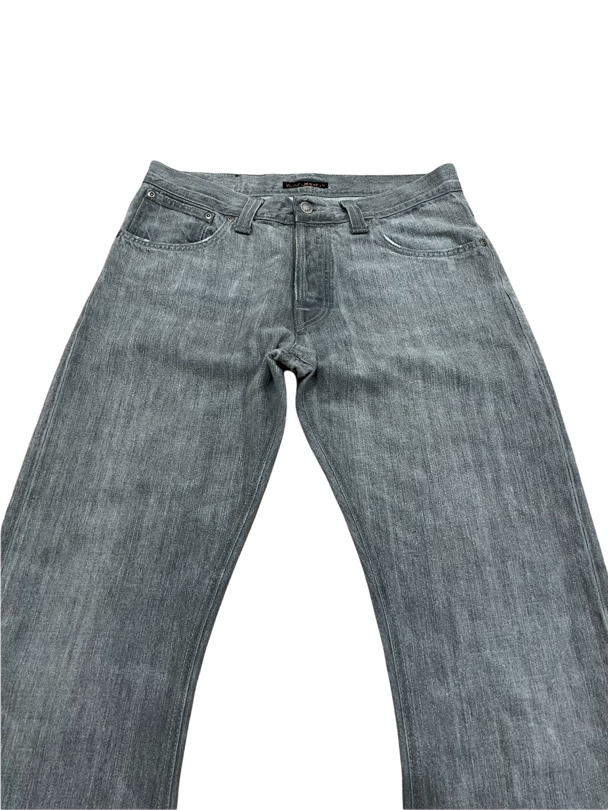 Nudie Regular Alf Used Grey Made In Italy Jeans - 3