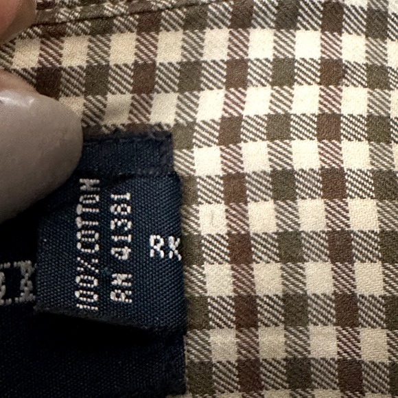 Ralph Lauren Shirt Shepherd Button Up Long Sleeve 100% Cotton Large - 4