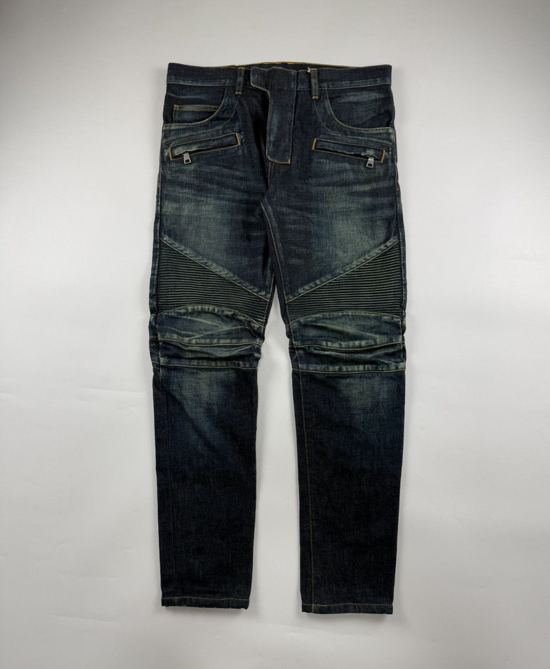 Balmain Biker Denim - 1
