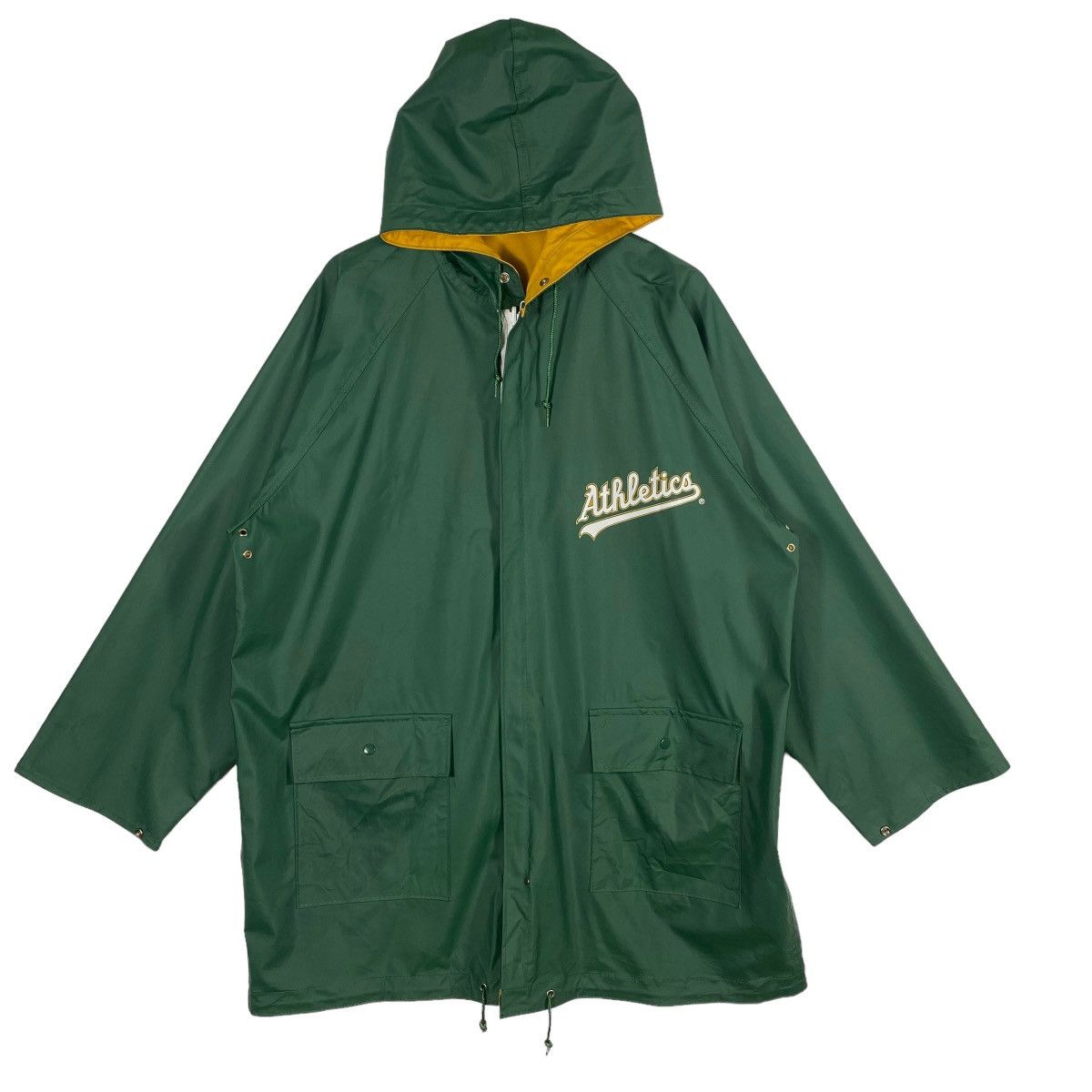 Vintage Oakland Athletics Rain Venus Reversible Jacket - 1