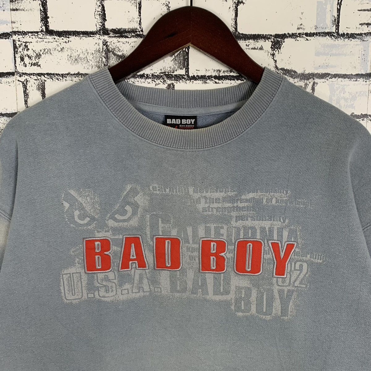 Vintage Bad Boy American Sport Lifestyle Sweatshirt Crewneck - 2