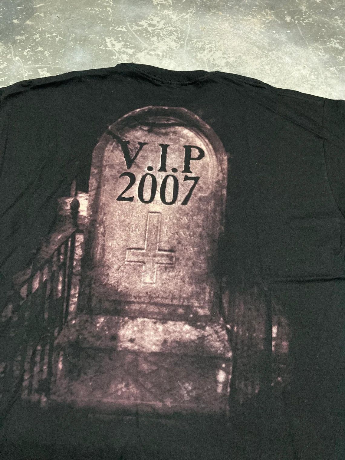 Vintage Cradle Of Filth 2007 VIP Tee Metal Band Size XL - 3