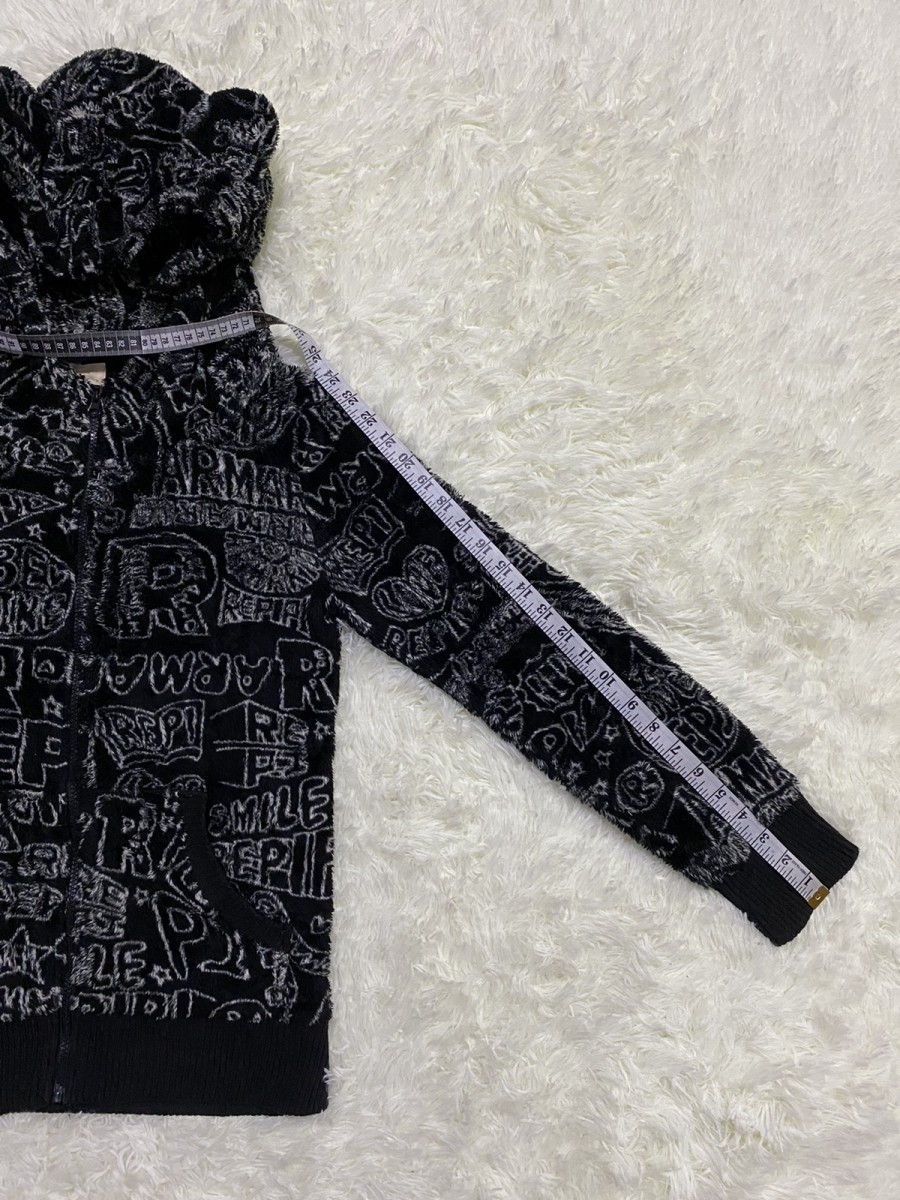 Japanese Brand - repipi armario Fullprint Fleece Hoodie Jacket - 14