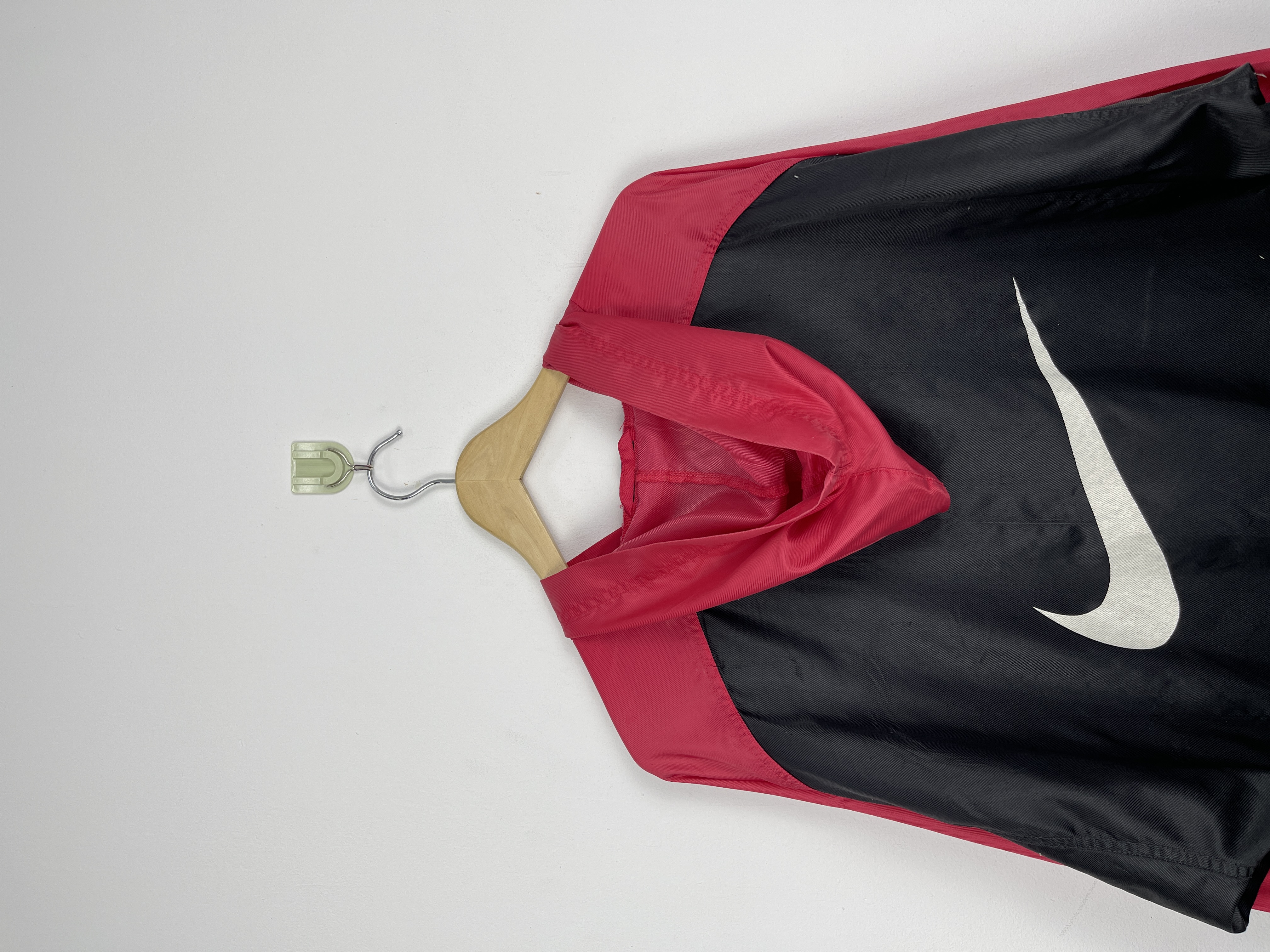 Vintage 90s Nike Swoosh Hoodie Windbreaker Jacket - 4