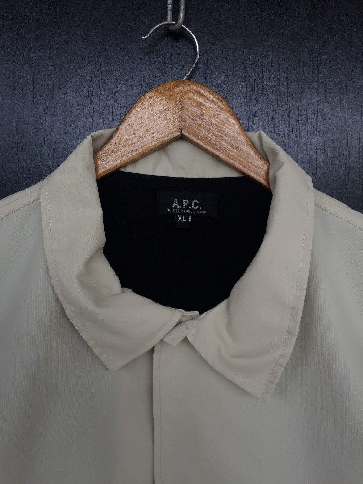 GRAIL🔥OG A.P.C Paris Polyester Oversized Coach Jacket - 6