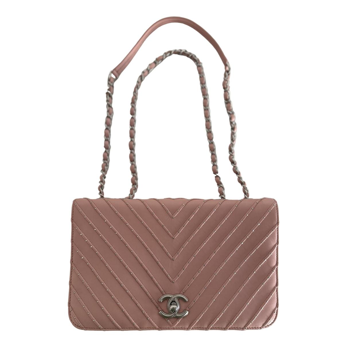 Trendy CC Flap leather handbag - 1