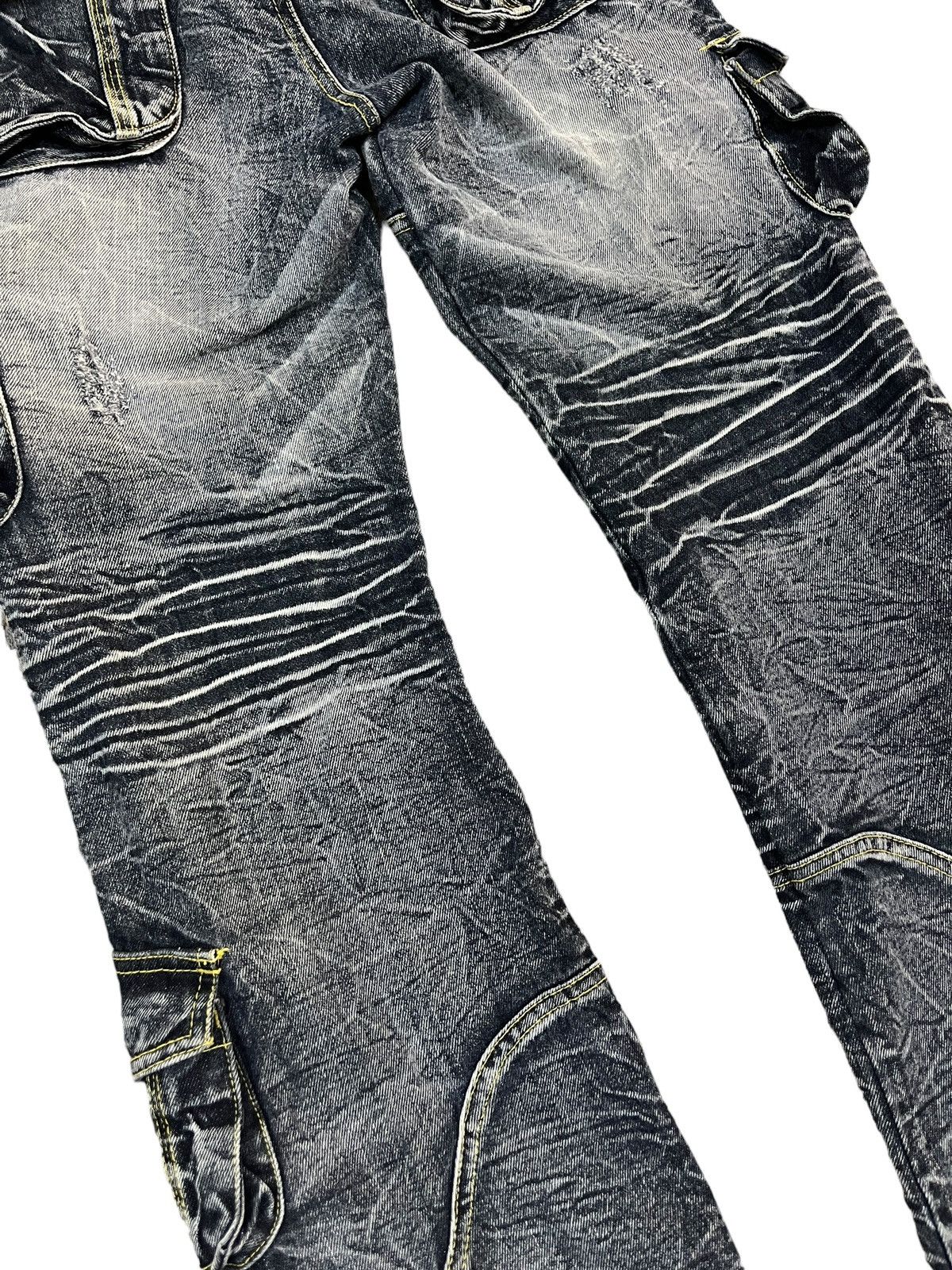 Vintage - Rare!! 🇯🇵Japanese Brand Zerosail Multi Pocket Flare Jeans - 5