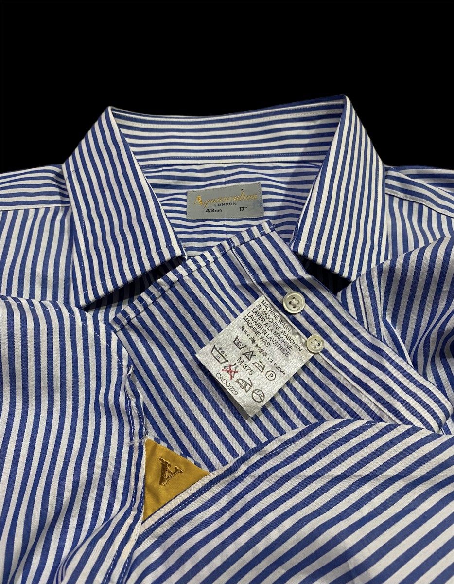 Aquascutum - Aquascutum London Stripes Oversized Button Up Shirt - 8