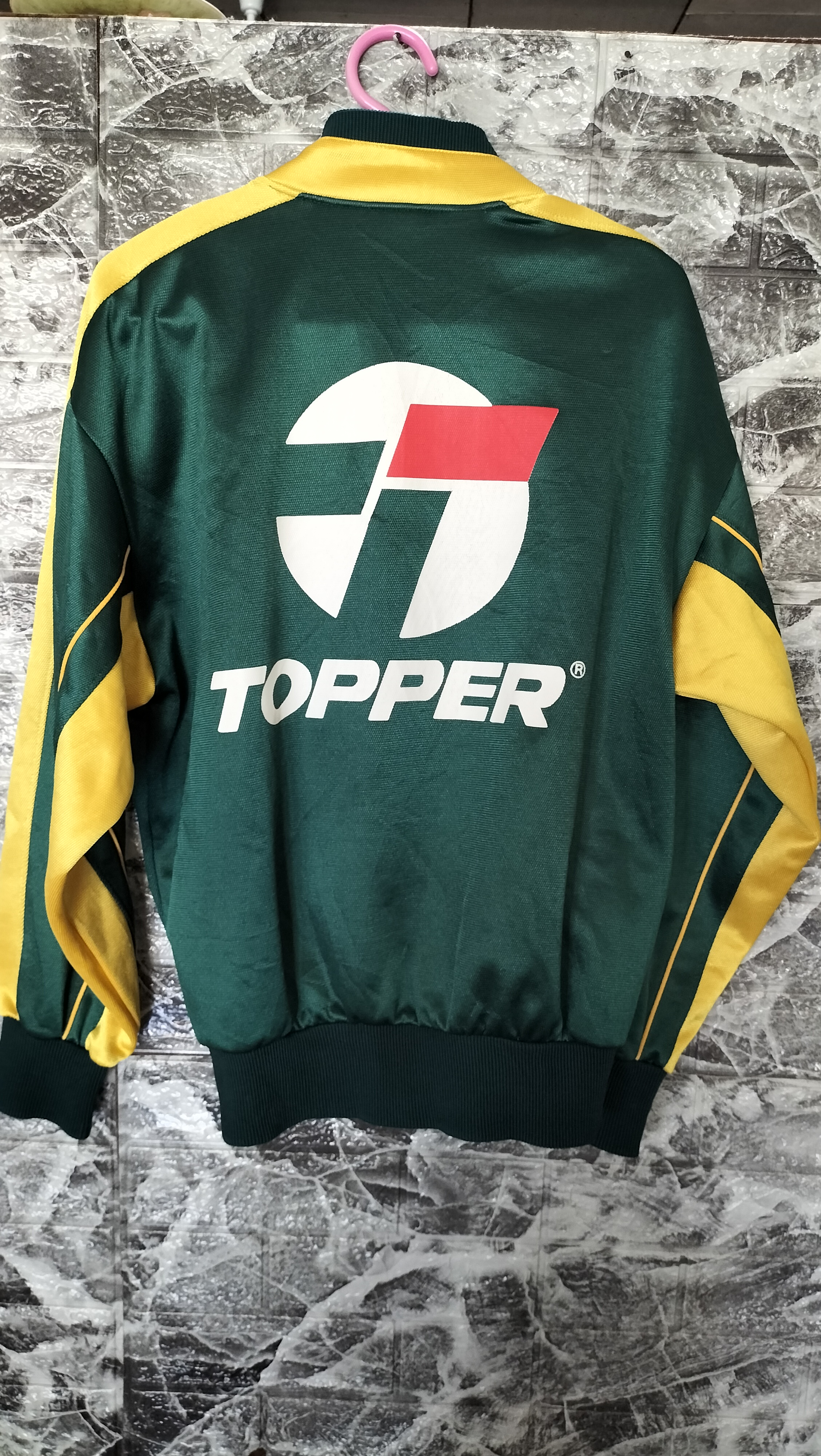 vintage 90s Topper track top big logo soccer fashion sports - 4