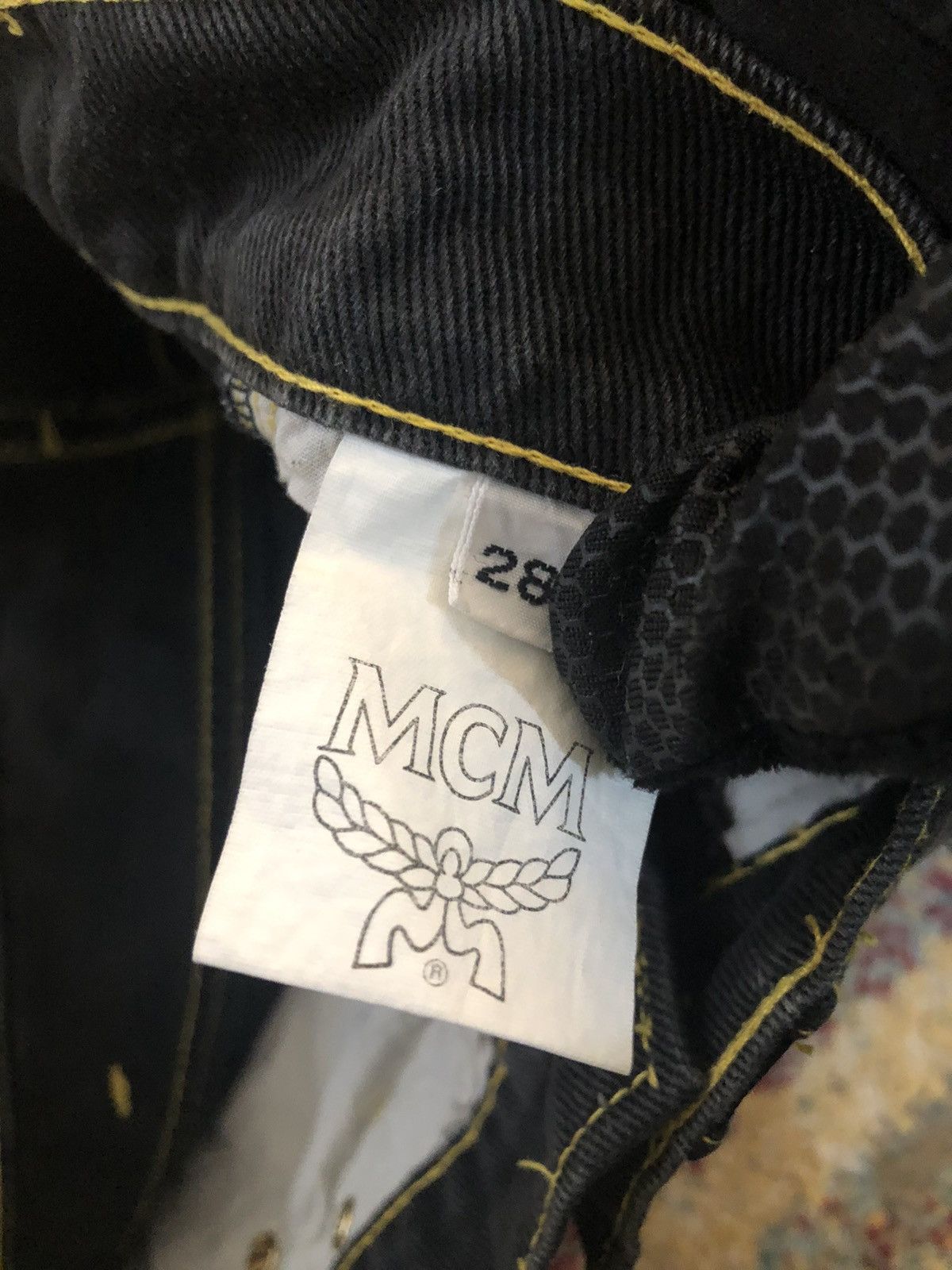 Vintage MCM Jeans Made Italy - 12
