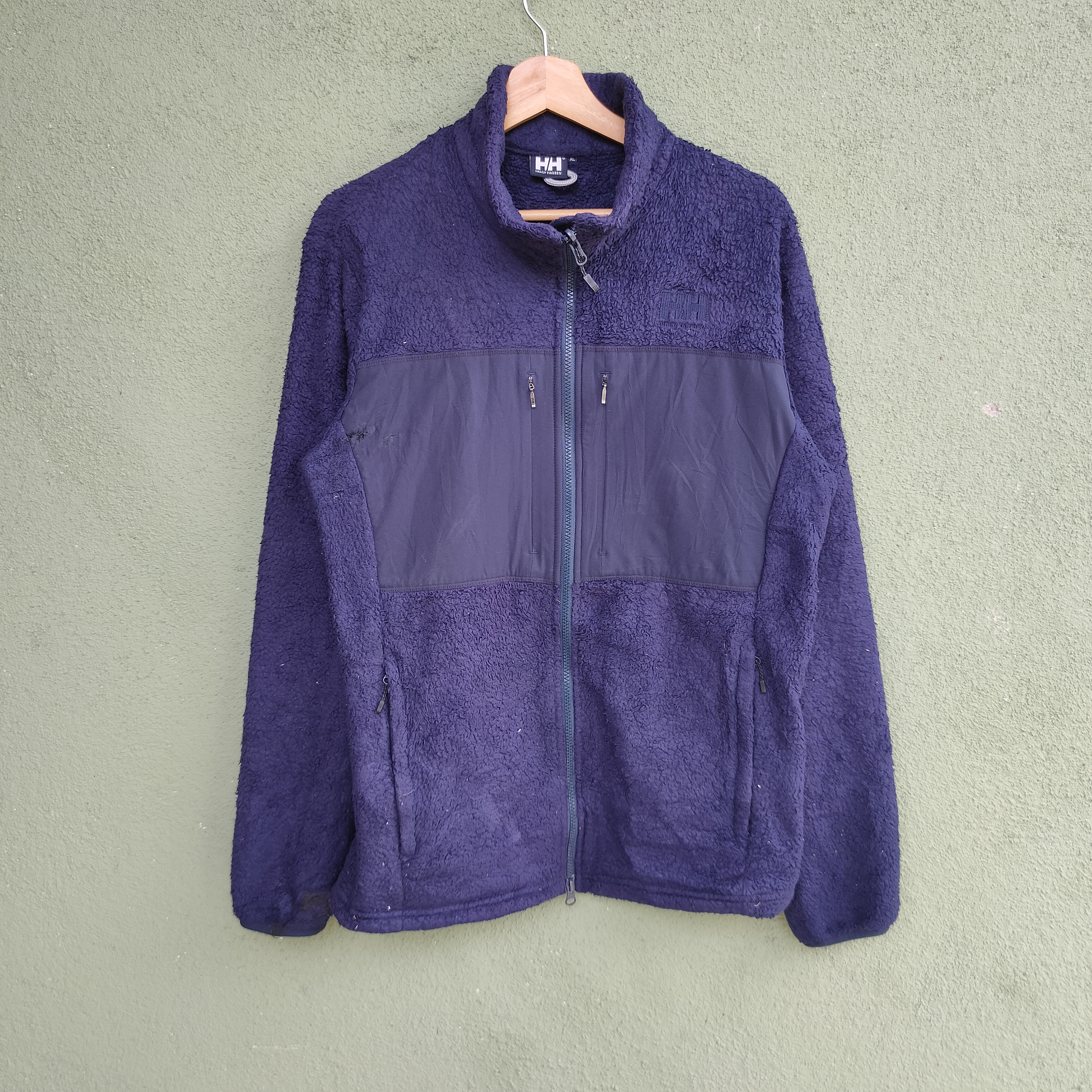 Vintage - Vintage HELLY HANSEN Sherpa Zipper Ups Jacket - 1