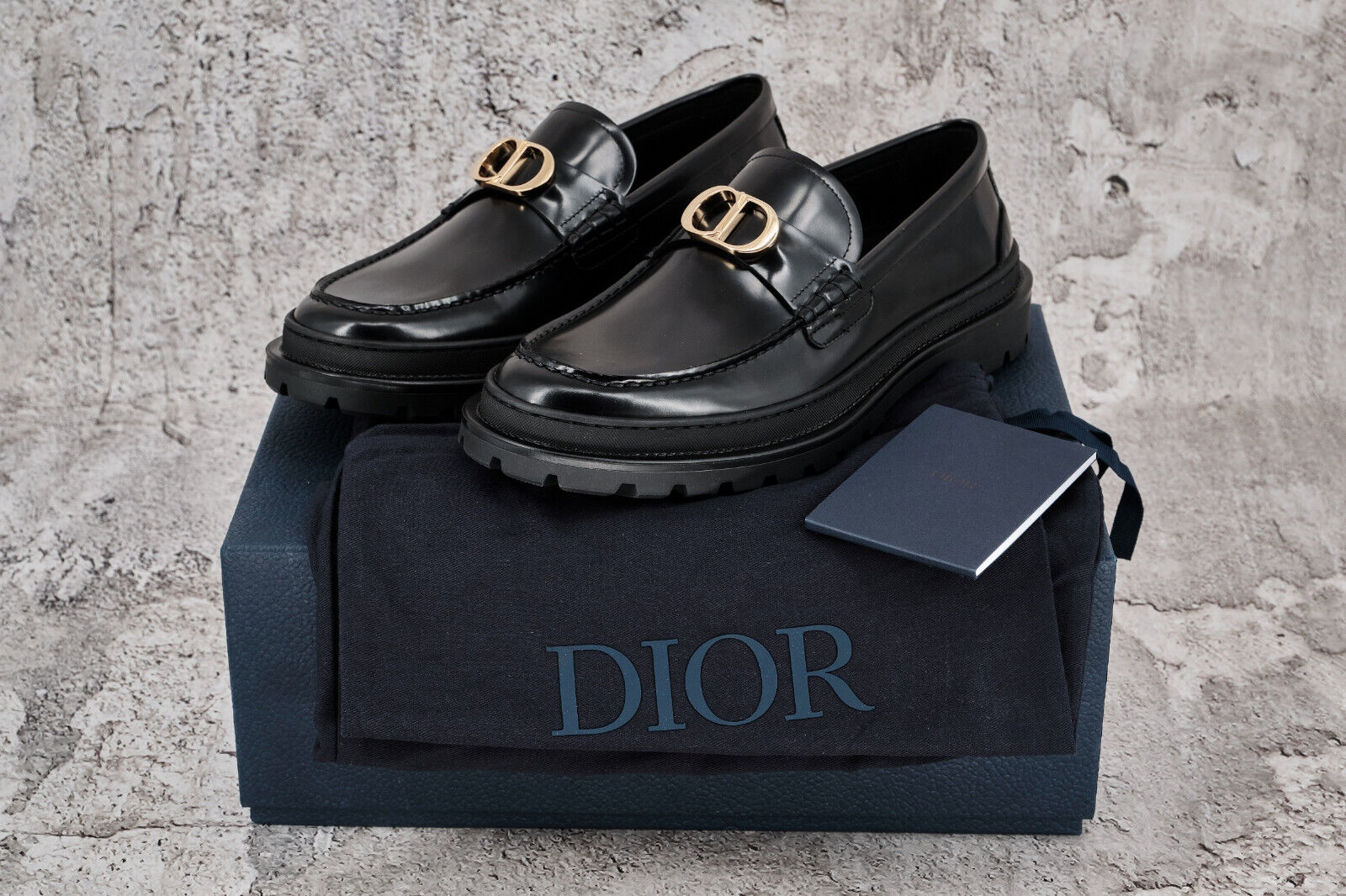 Brand New In Box Dior Explorer Polished Calfskin Loafers, 1050$ - 7