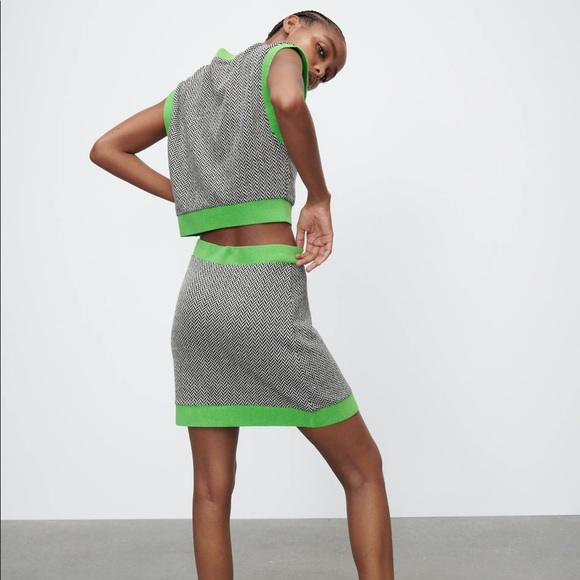 Zara Vest and Skirt Coord Set - 3