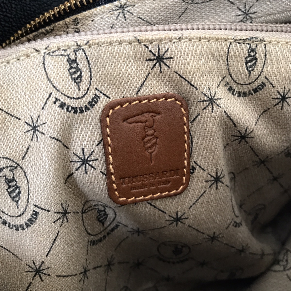 Vintage - Authentic Vintage Trussardi Italy Leather WMN Crossbody Bag - 12