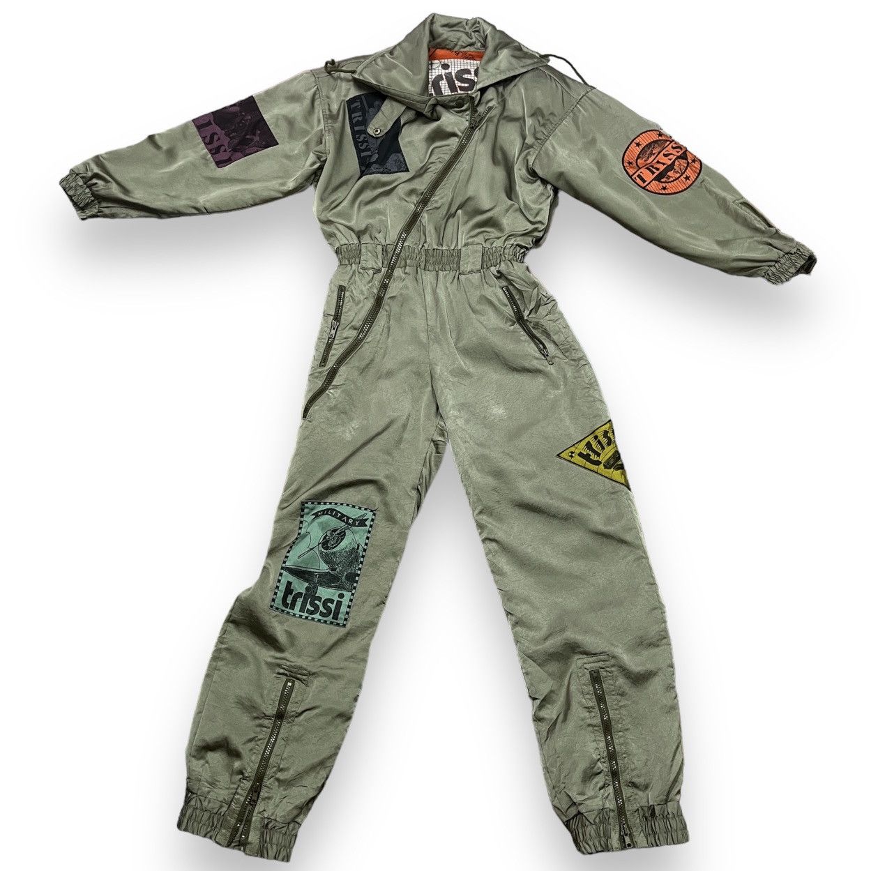 Vintage - Japan Trissi Specialist Parachute Jumpsuit Overall Jacket - 3