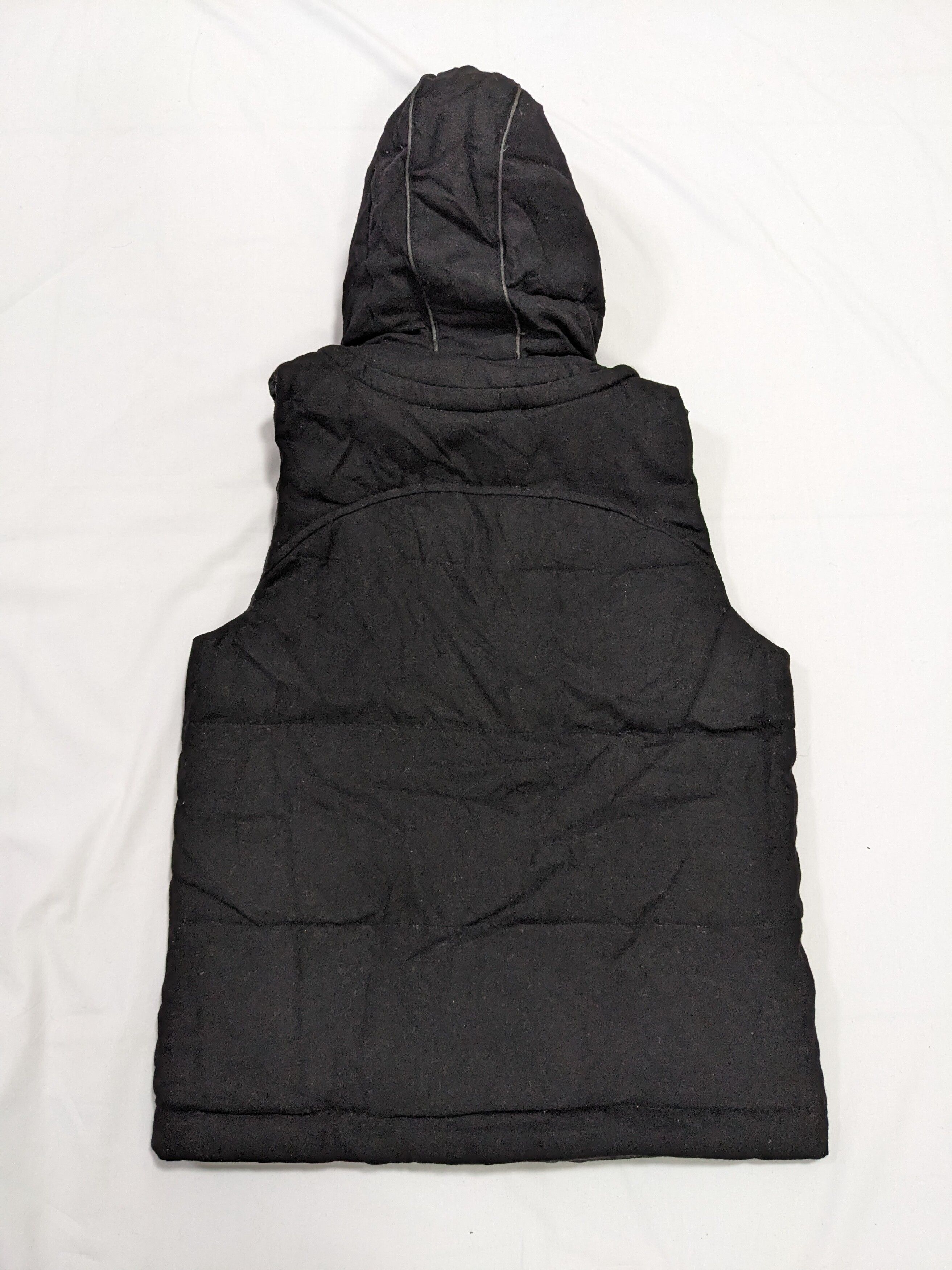 Avant Garde - PPFM Down Vest Hooded Jacket Reversible Black - 2