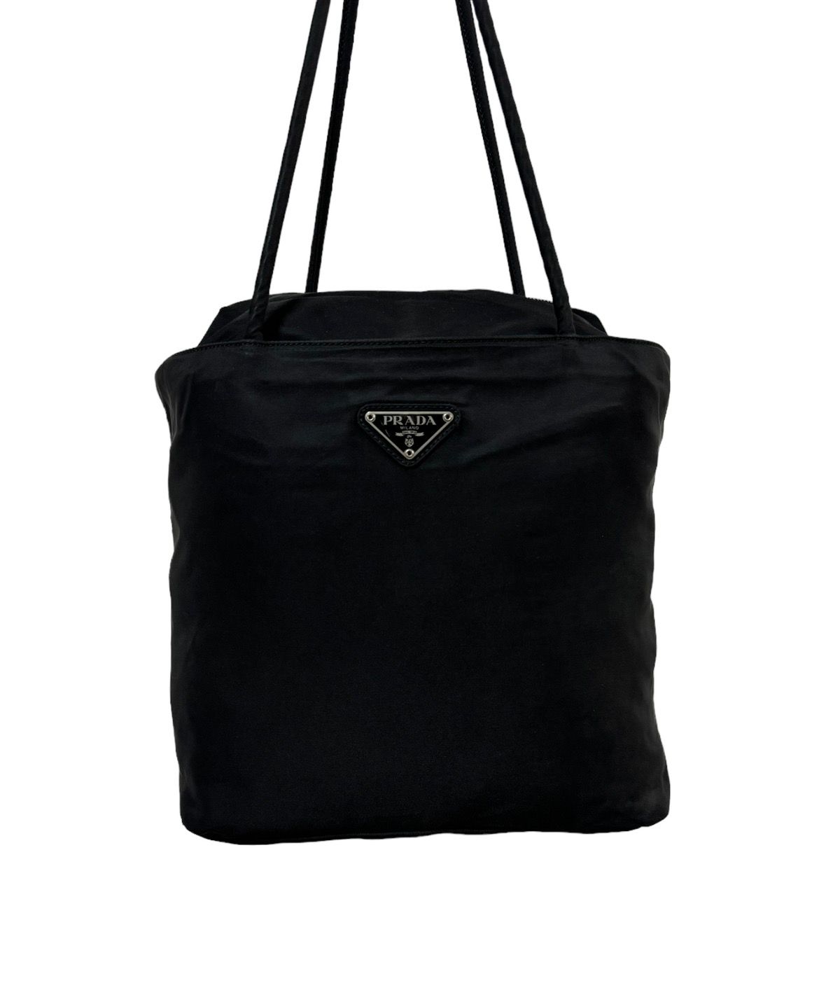 Authentic🔥Prada Tessuto Black Nylon Tote Bags - 3