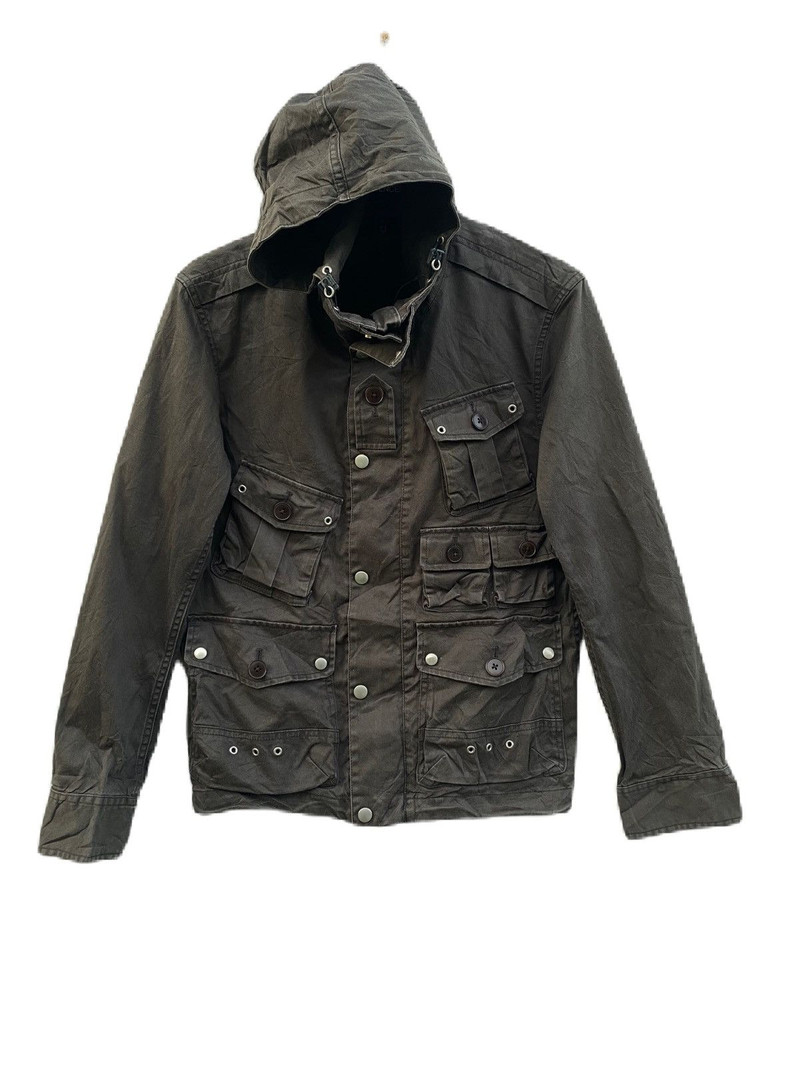 JILL SANDER UNIQLO MULTI POCKET CASUAL JACKET WITH HOODIES - 1
