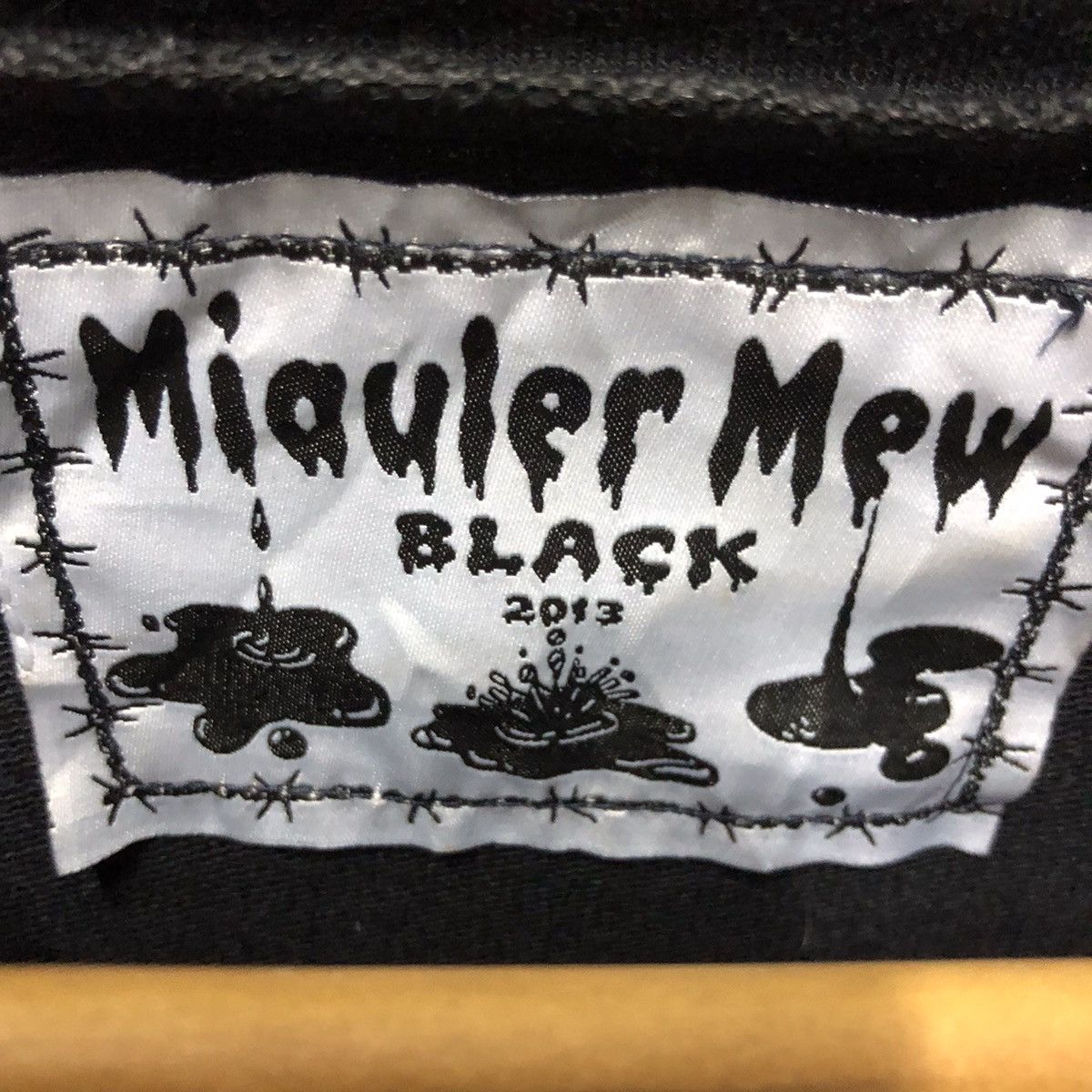 Japanese Brand - Miauler mew black 2013 crop top - 2