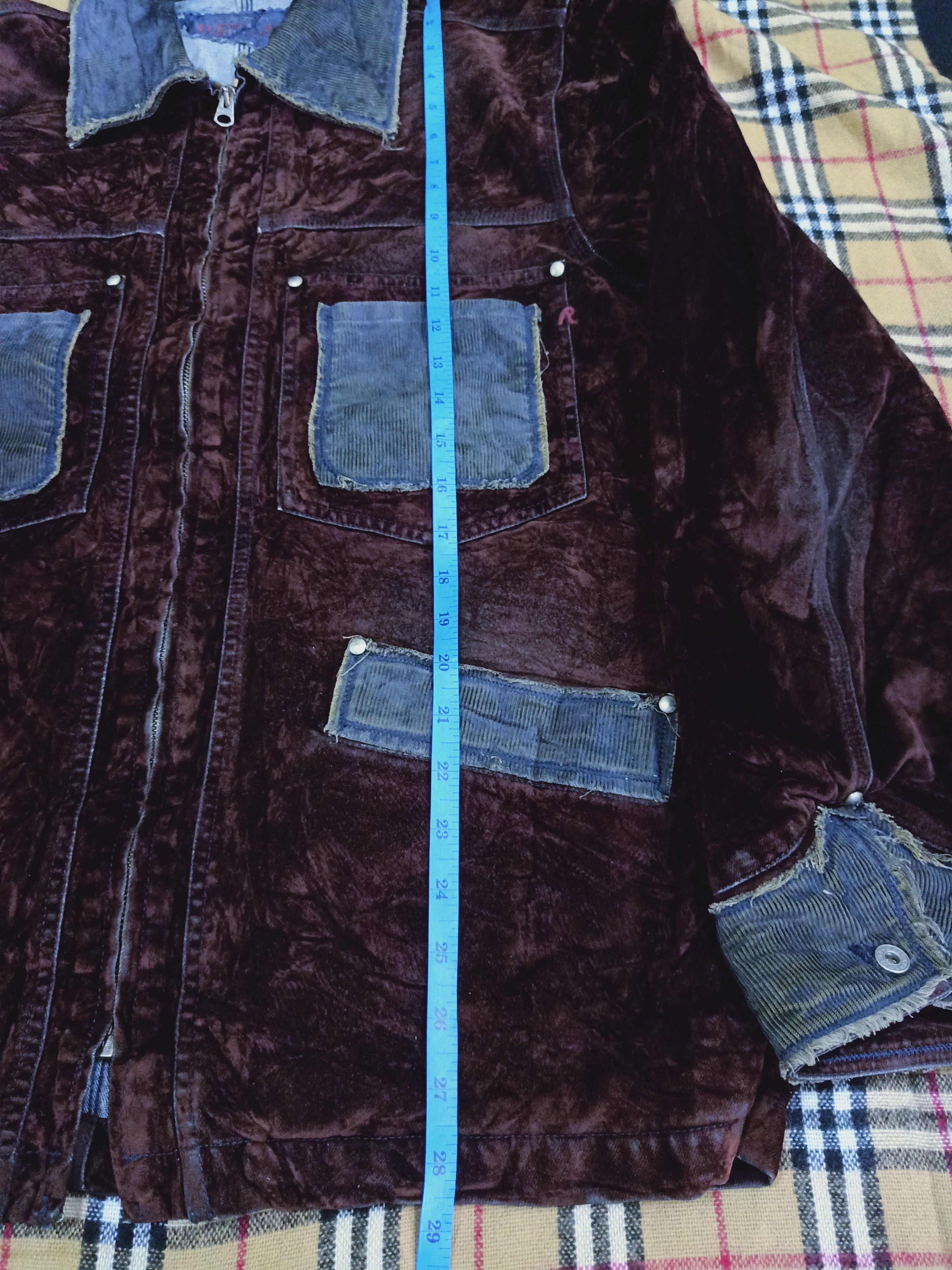 Very Rare - REPLAY Suede denim Jacket made in Italy - 10