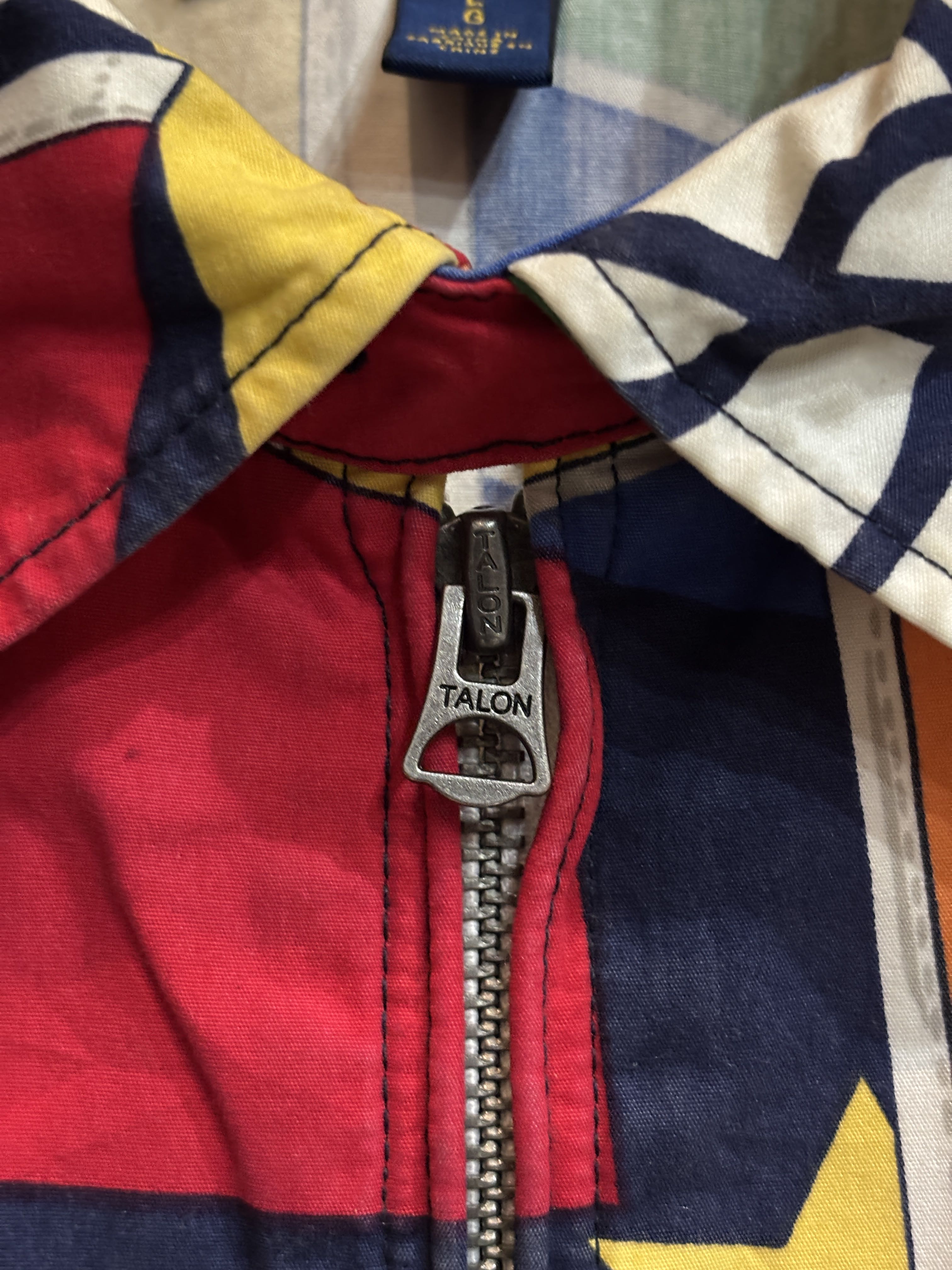 Polo Ralph Lauren Medium Bayport Jacket Burgee Regatta Flags RRL Yacht Sailing - 11