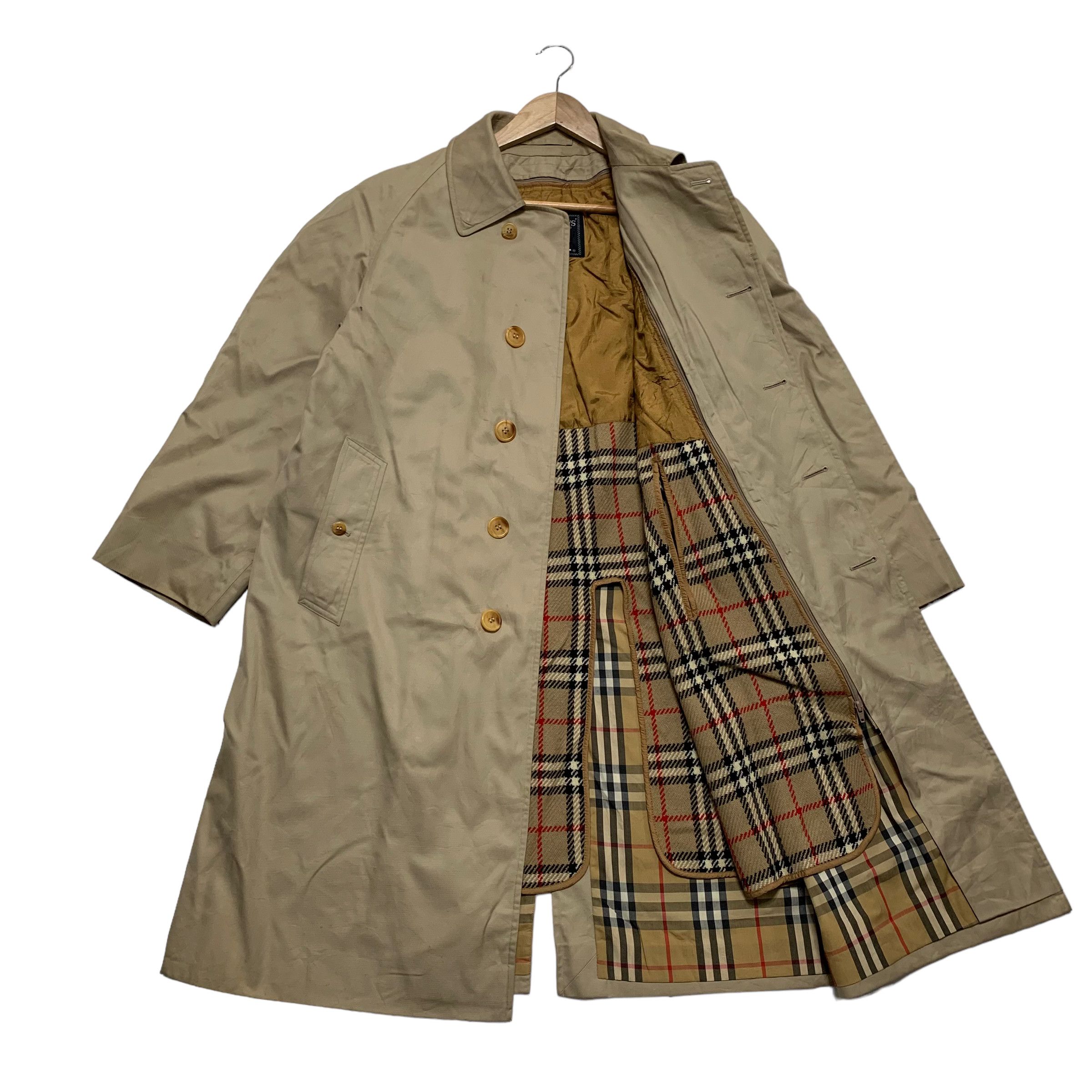 Burberrys Nova Check Trench Coat - 4