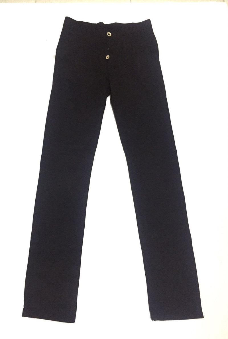 LANVIN Paris black cotton trousers pants authentic - - 1