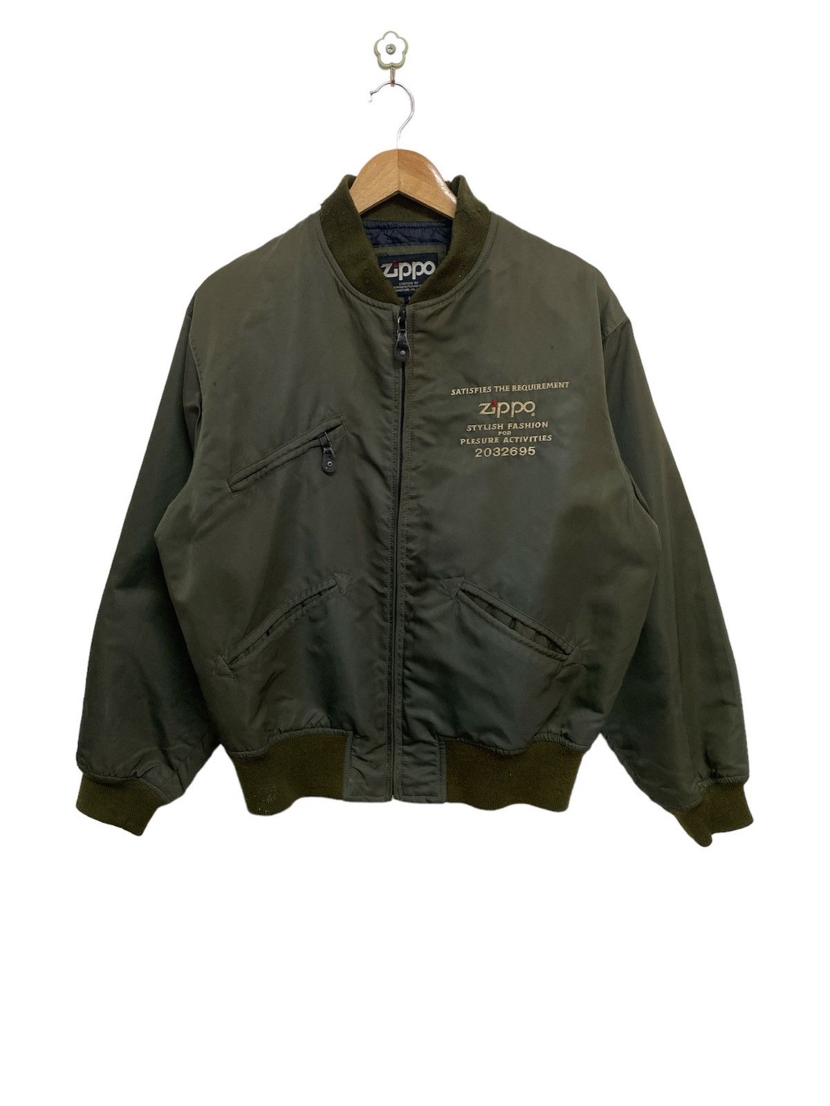 Vintage Zippo Bomber Flight Jacket - 2